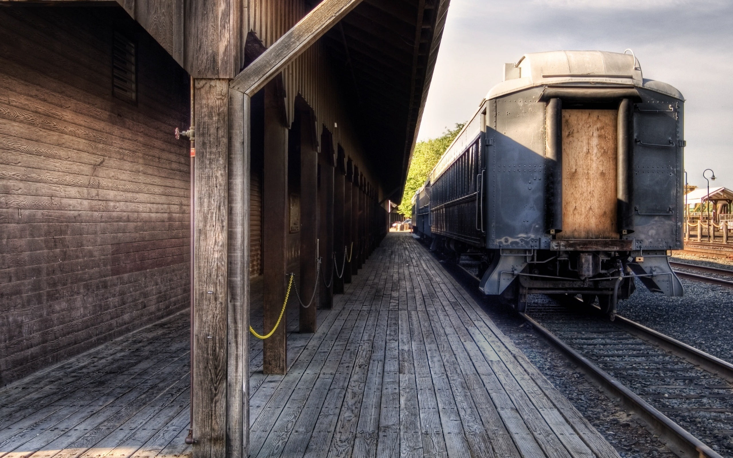 public transportation, wood - material, transportation, shunting yard, mode of transportation, people Traveling, railroad Car, the way forward, freight Transportation, HD Wallpaper