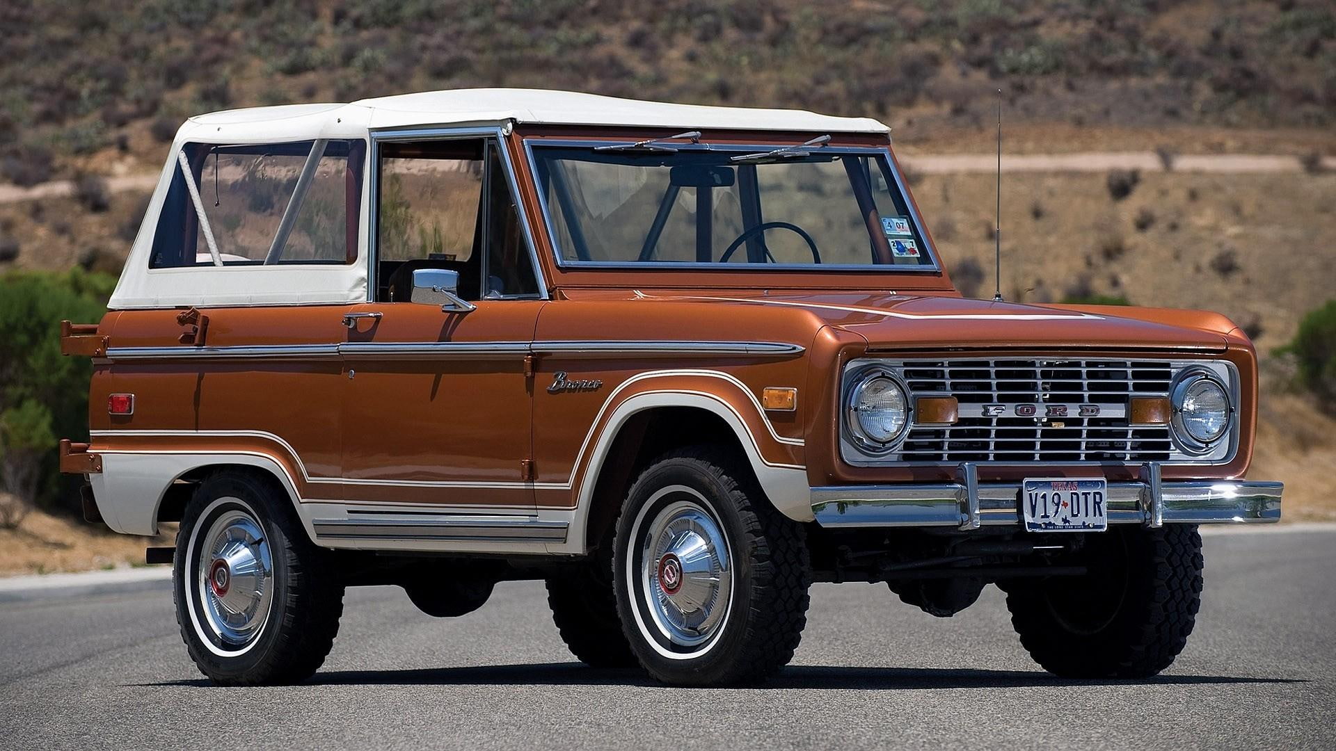 antique, wagon, truck, 1973, cars, ford, bronco, classic, vintage, 1080P, HD Wallpaper