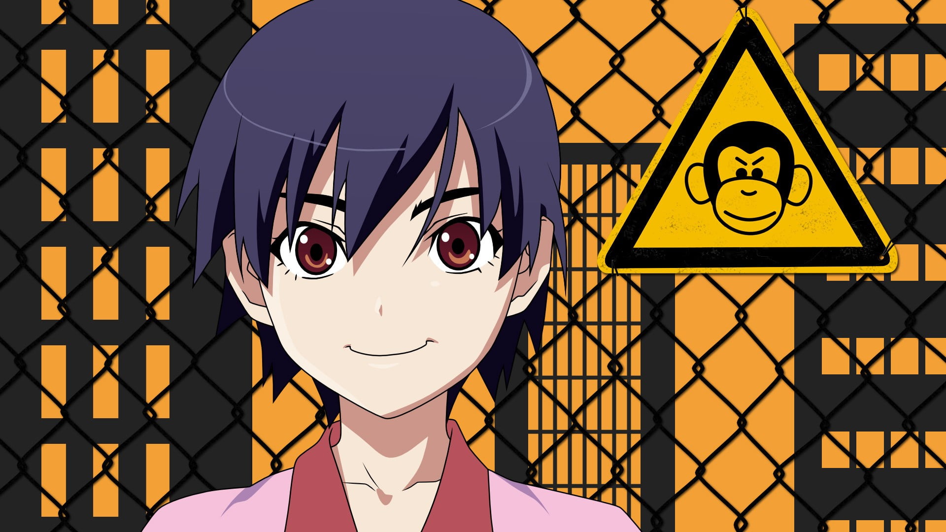 glasses, representation, outdoors, Kanbaru Suruga, one person, front view, art and craft, standing, 1080P, eyeglasses, creativity, anime girls, women, HD Wallpaper