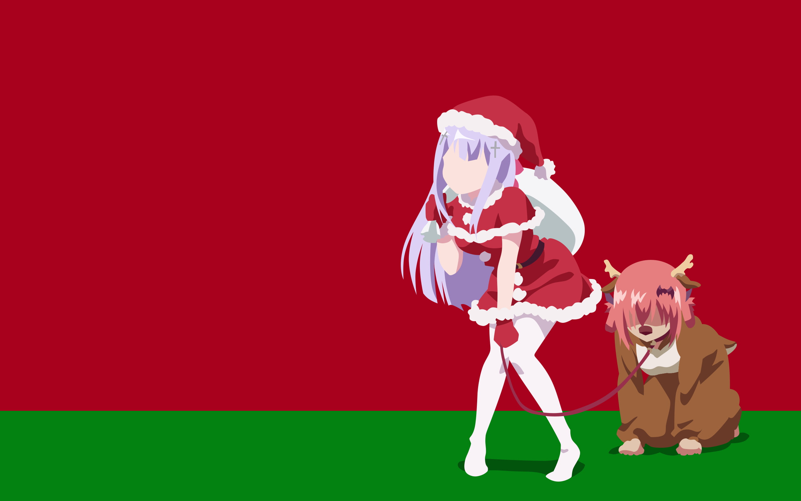 indoors, child, innocence, Gabriel Dropout, Raphiel Ainsworth Shiraha, red background, minimalism, representation, front view, mammal, 2K, copy space, HD Wallpaper