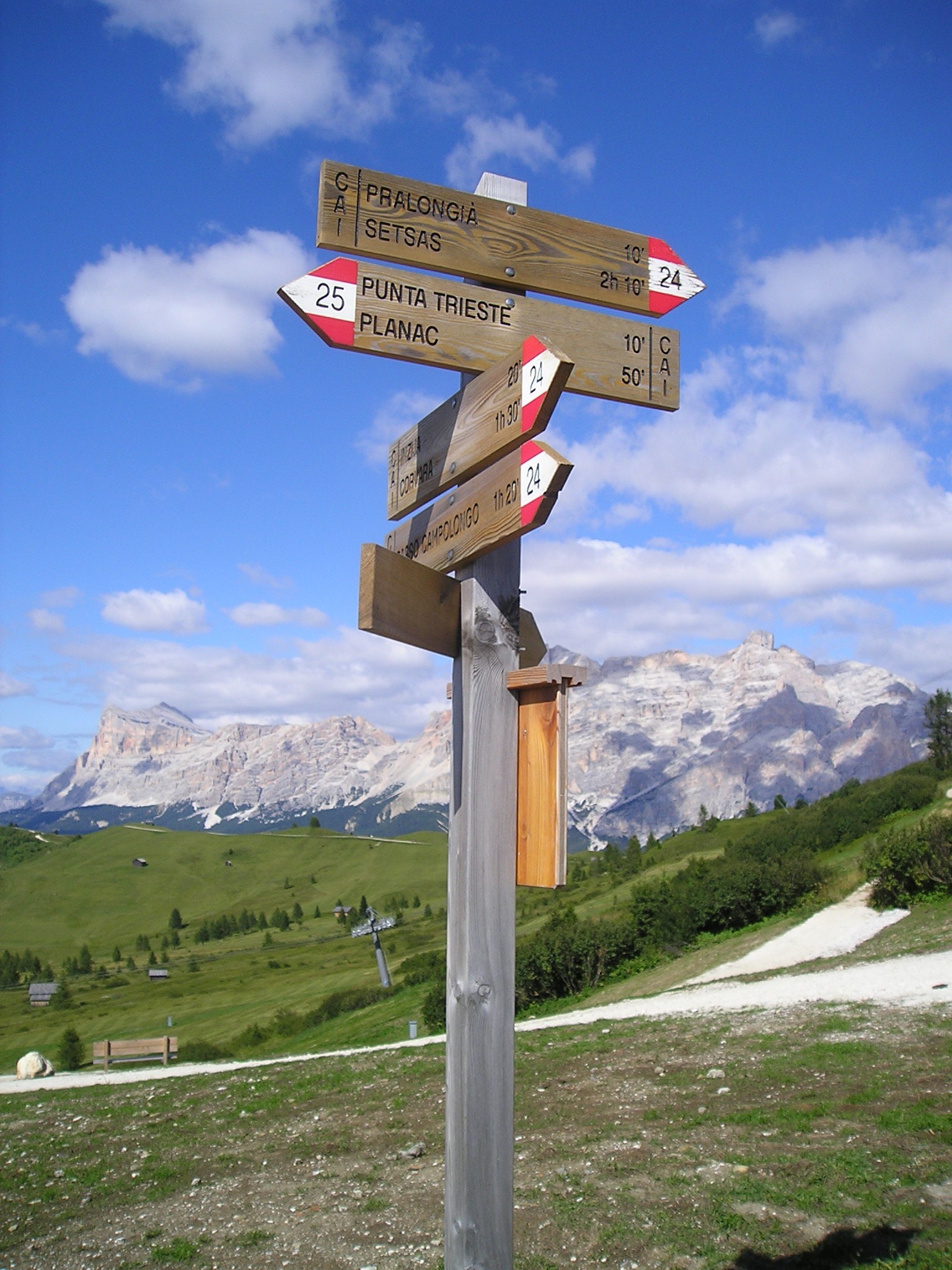 landscape, punta, trieste, sky, mountains, information, day, no people, scenics - nature, hiking trails, cloud - sky, outdoors, text, 1080P, directional sign, Phone HD Wallpaper