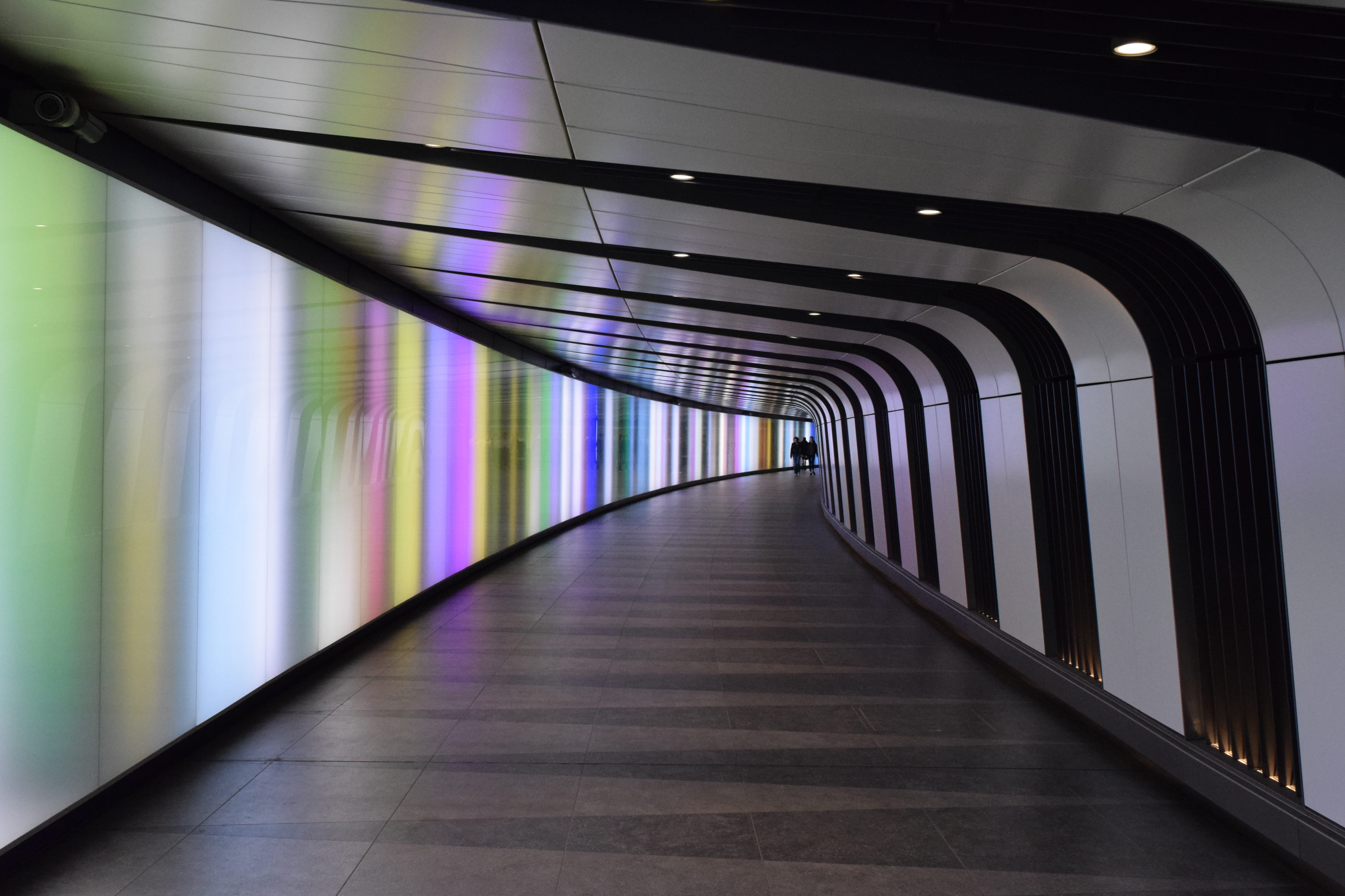 ceiling, london, illuminated, lights, public transportation, architecture, indoors, transportation, arcade, travel, tube, underground walkway, the way forward, HD Wallpaper