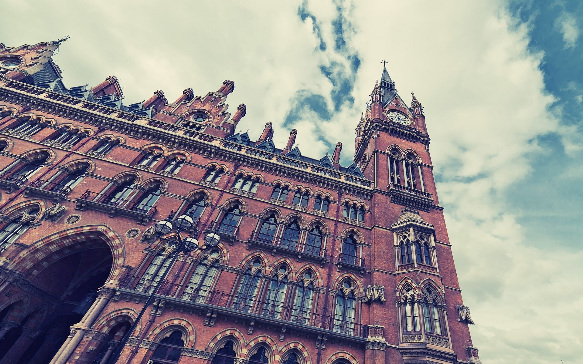 nature, travel, gothic style, day, London, 1080P, tower, the past, building exterior, tourism, no people, Architecture, city, travel destinations, Building, HD Wallpaper