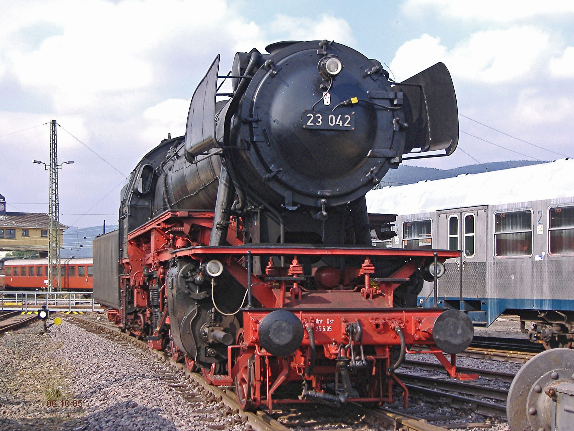 Steam Locomotive, br23, land vehicle, travel, locomotive, rail transportation, outdoors, transportation, public transportation, deutsche bundesbahn, railroad Station Platform, HD Wallpaper