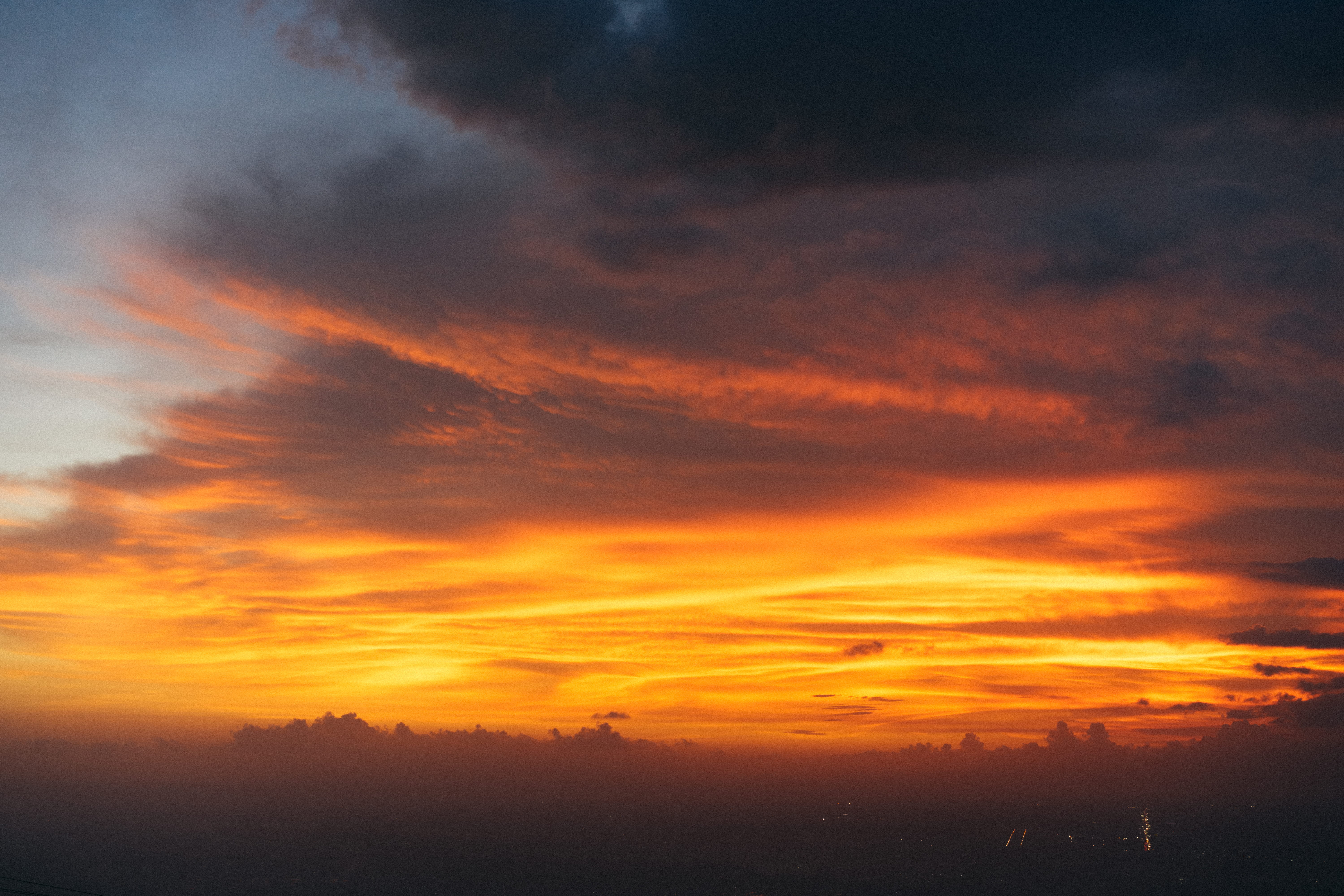 abstract, tranquility, tranquil scene, sunset, dramatic sky, scenics - nature, yogyakarta city, yogyakarta, cloudscape, no people, cloud - sky, outdoors, HD Wallpaper
