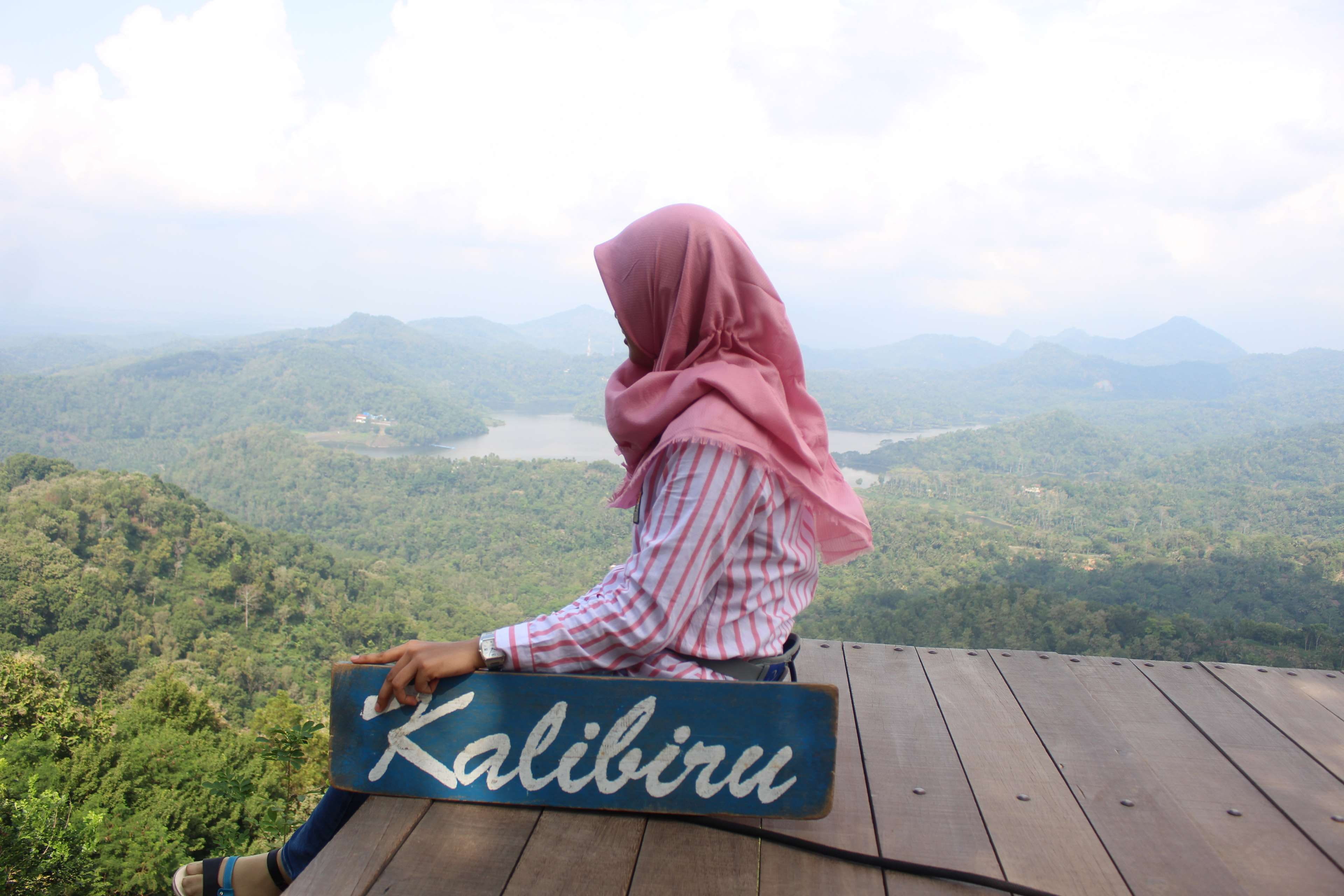 lifestyles, mountain, wisata jogja kalibiru destination holiday, mountain range, sky, beauty in nature, western script, leisure activity, text, casual clothing, HD Wallpaper