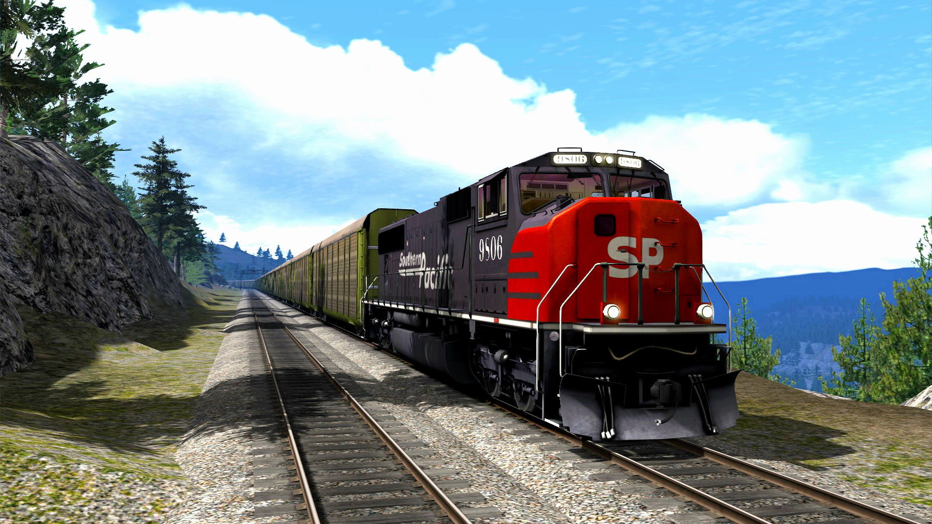 locomotive, simulator, 1080P, train simulator, train, railroad, HD Wallpaper