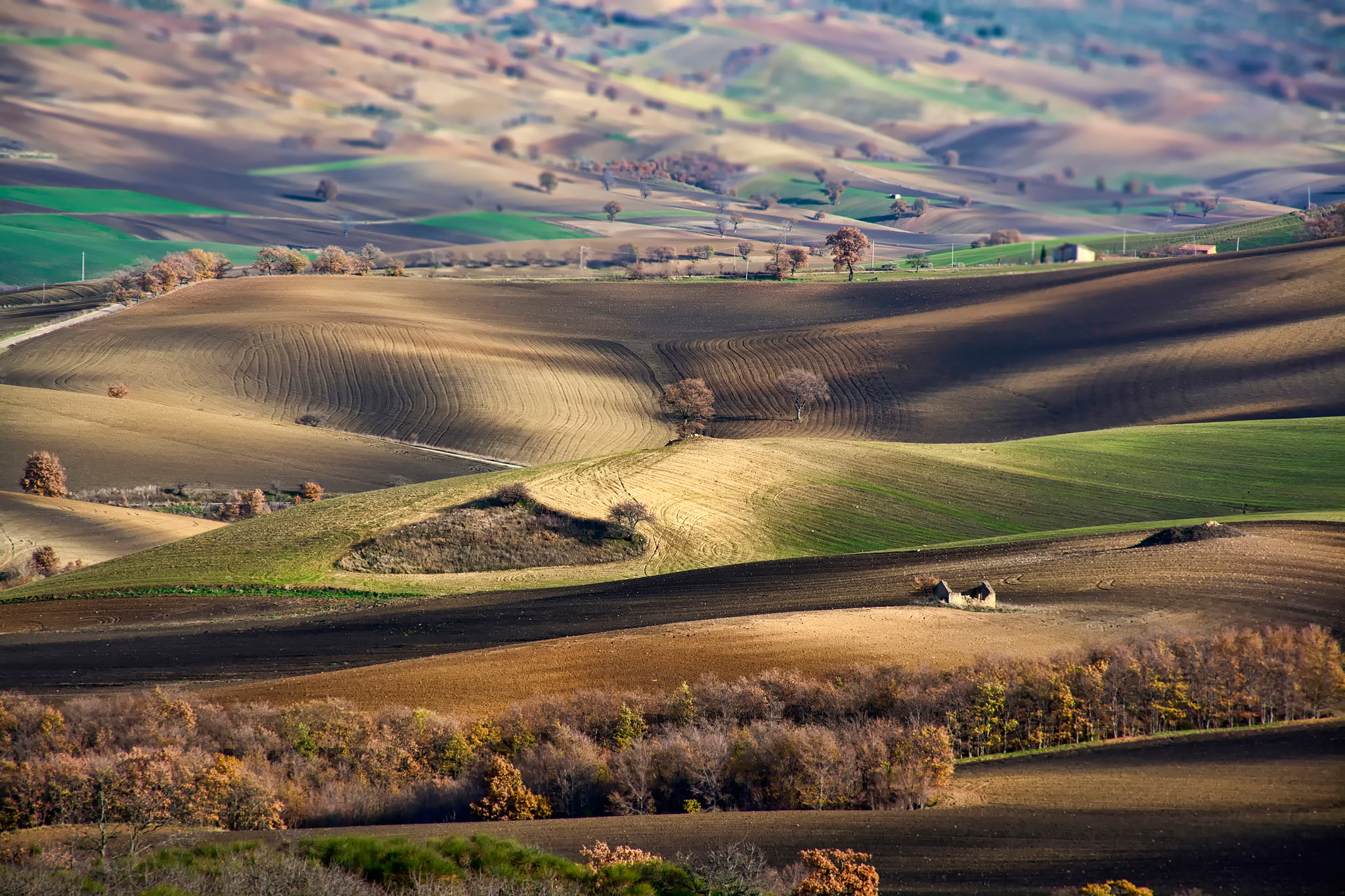Basilicata, 1080P, hills, view, dal, Italy, HD Wallpaper