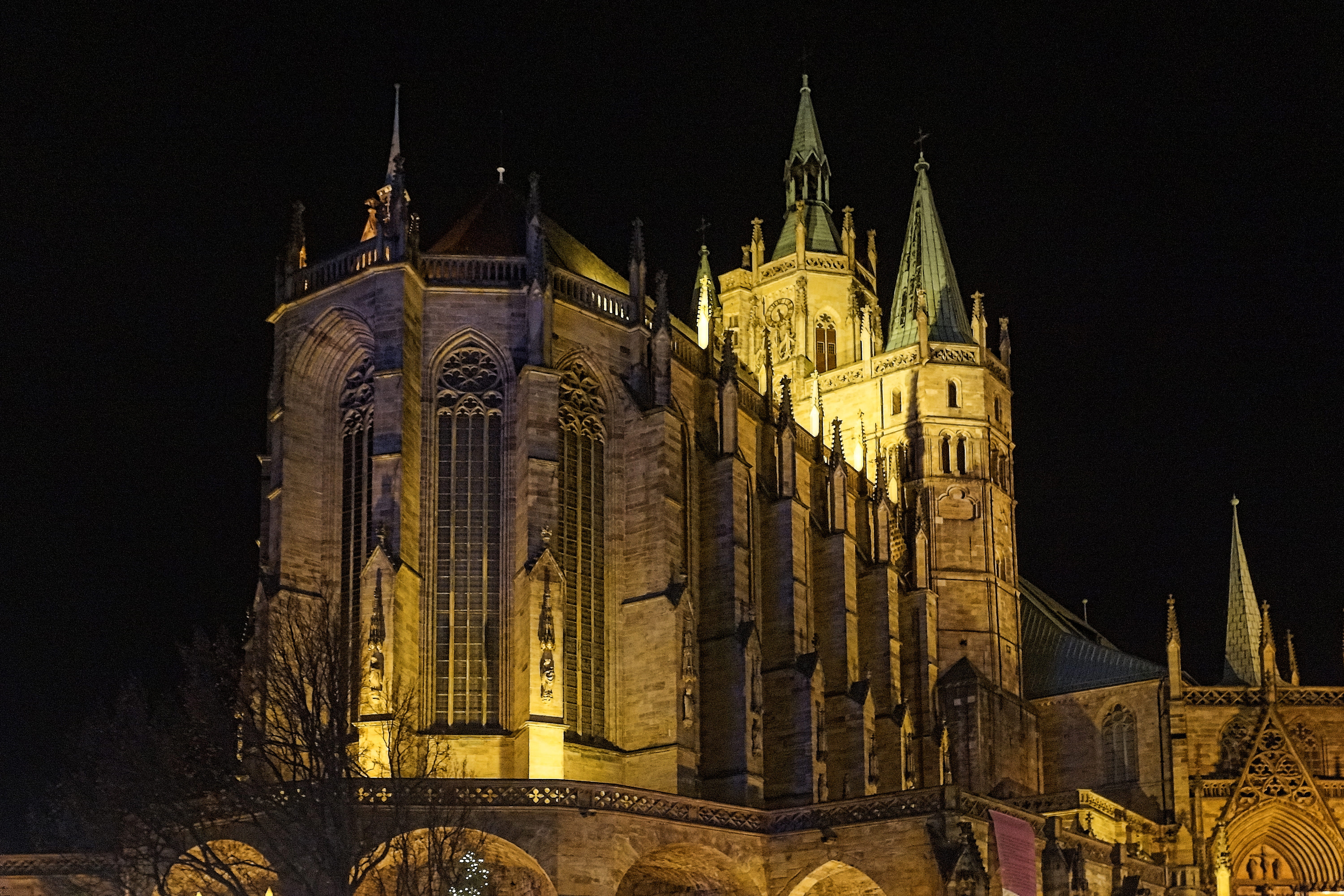city, nature, the past, building, travel destinations, government, building exterior, architecture, christianity, thuringia germany, erfurt, historically, HD Wallpaper
