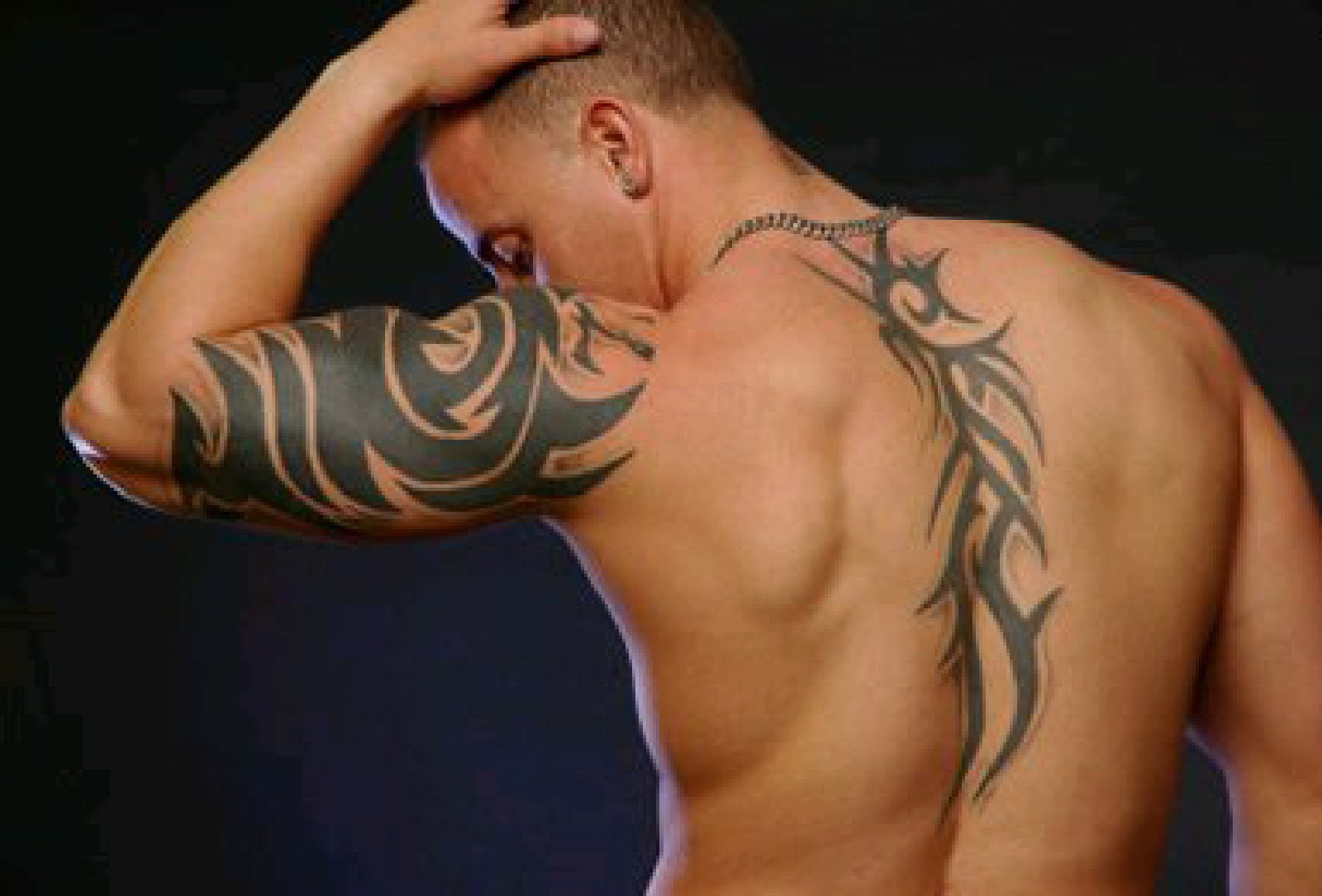 espalda, 720P, brazo, hombre, tatuado, HD Wallpaper