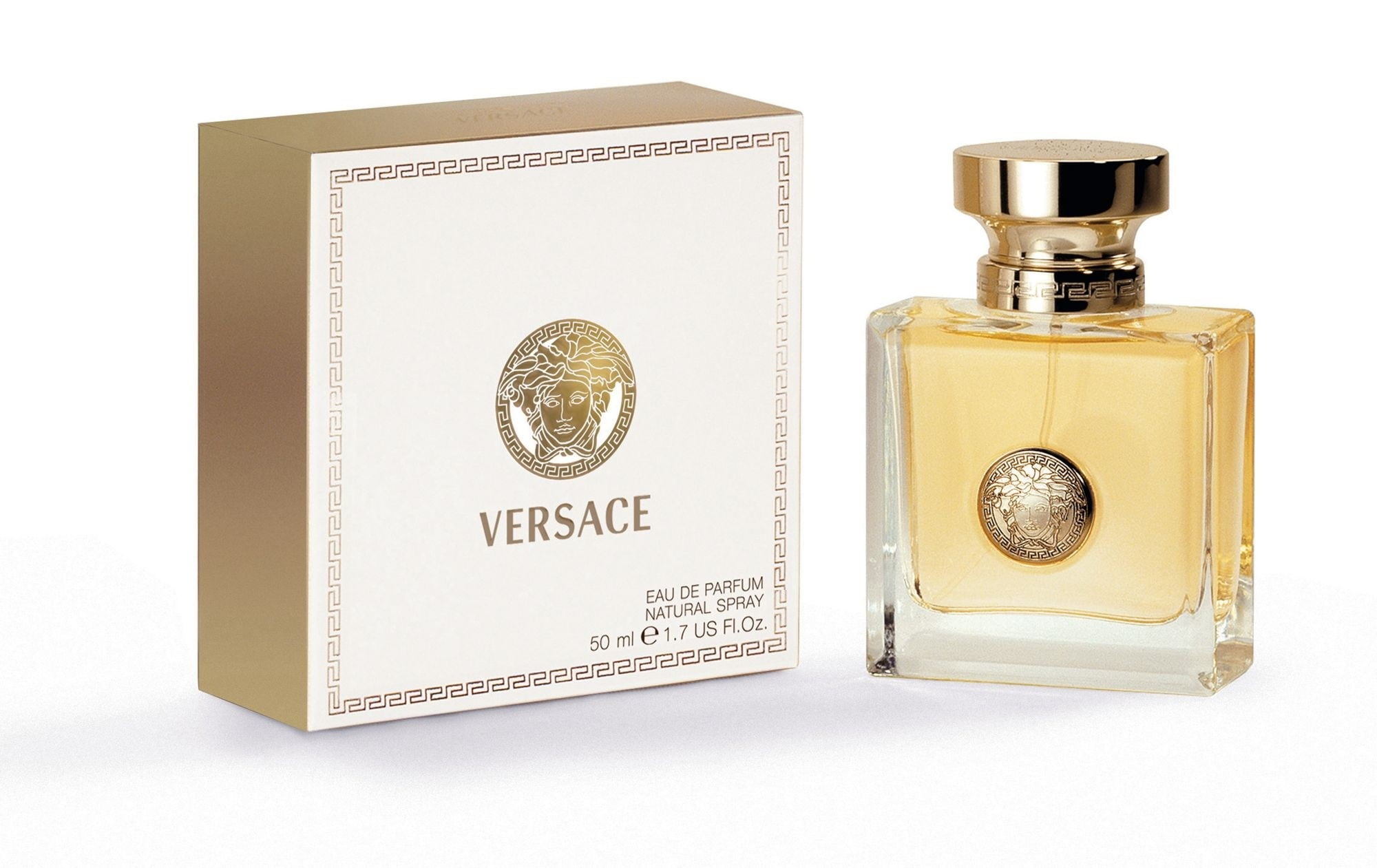 Pour femme, gold colored, business, studio shot, Versace, Originality, still life, text, communication, number, indoors, no people, cut out, finance, 1080P, HD Wallpaper