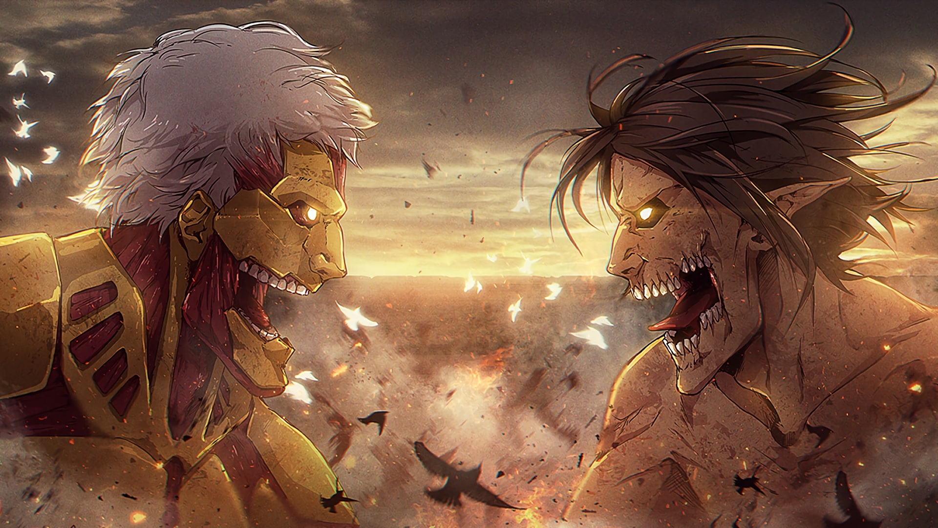 amored, anime, attack, titan, aot, 1080P, HD Wallpaper