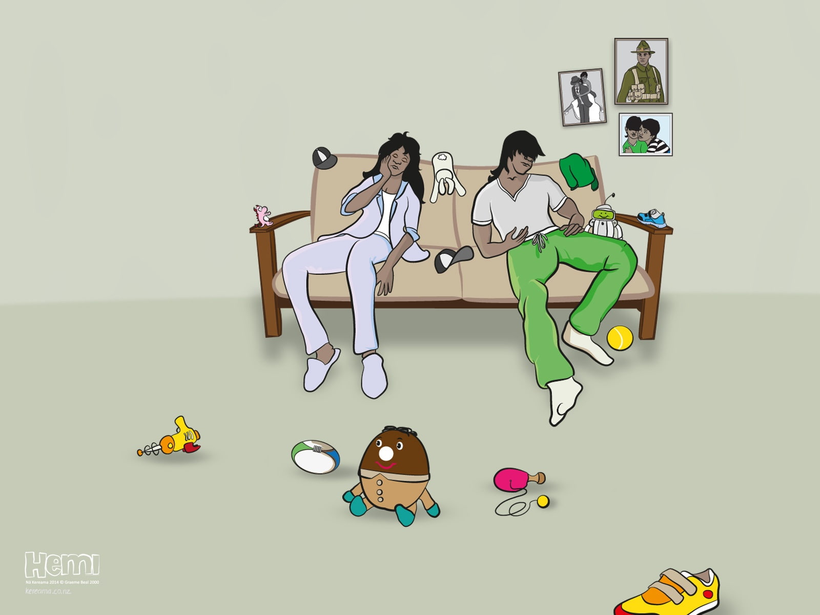 desorden, 720P, pareja, sofa, HD Wallpaper