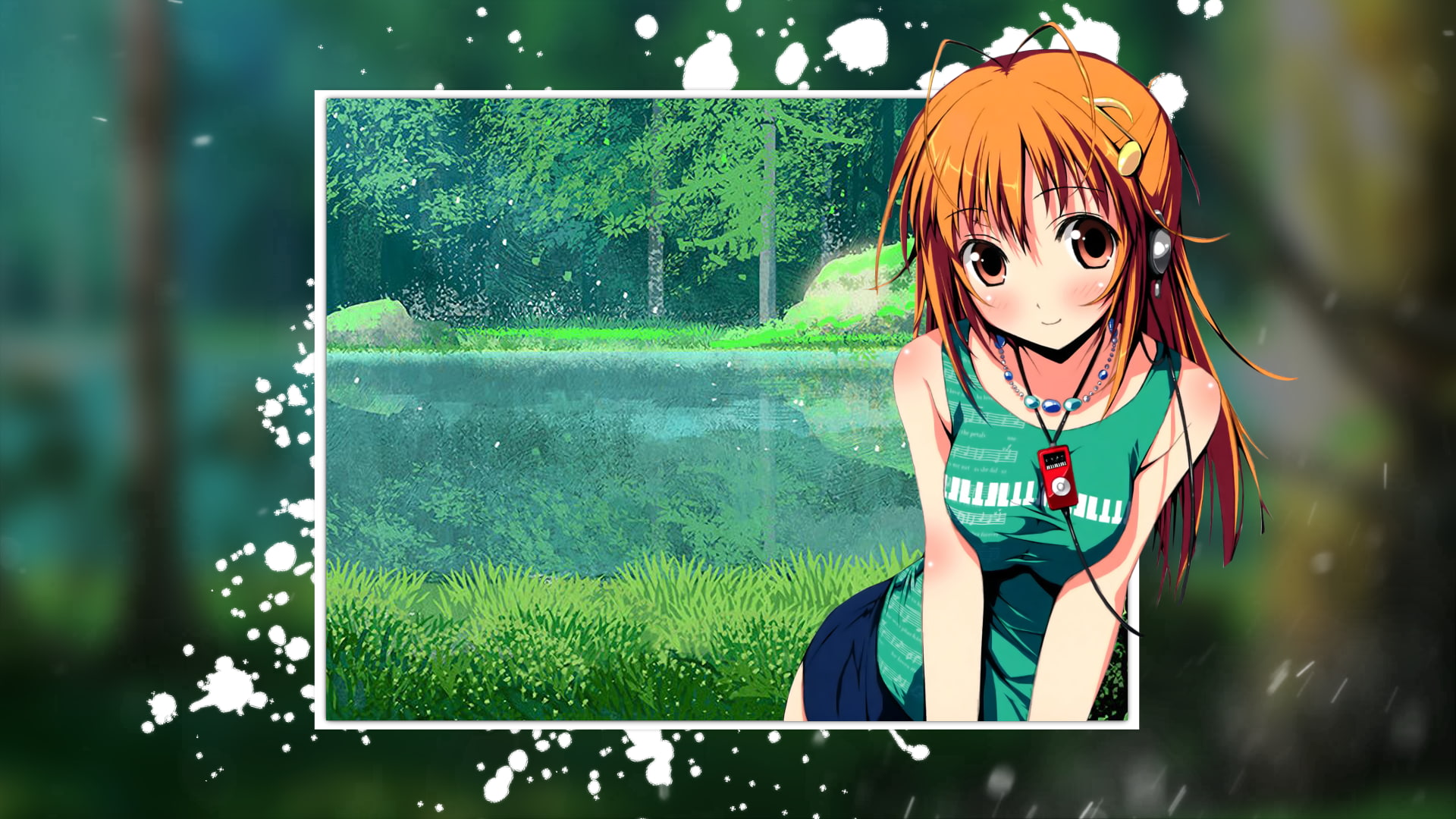 digital art, 1080P, Japan, anime, anime girls, picture-in-picture, artwork, HD Wallpaper