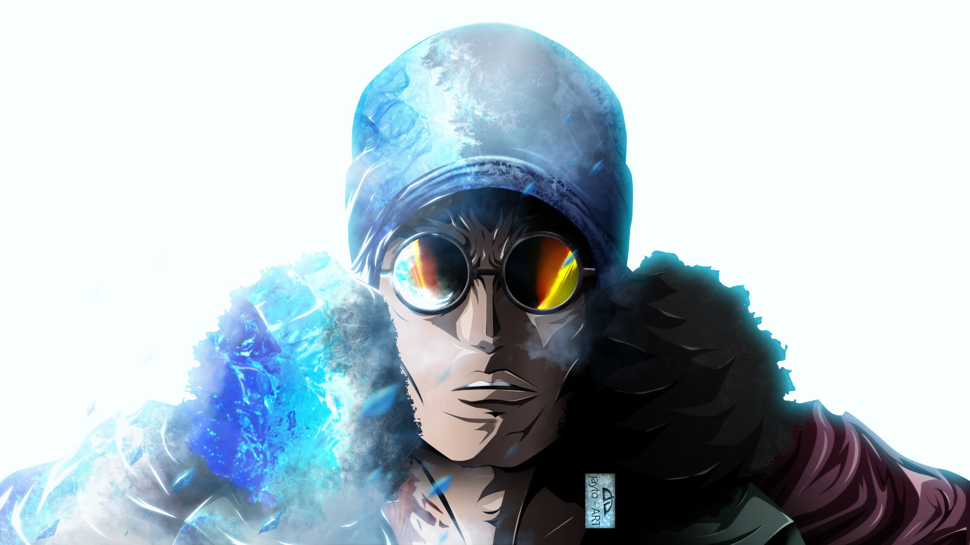 young adult, looking at camera, men, adult, 1080P, white background, cut out, Anime, portrait, security, studio shot, safety, Kuzan (One Piece), eyewear, HD Wallpaper