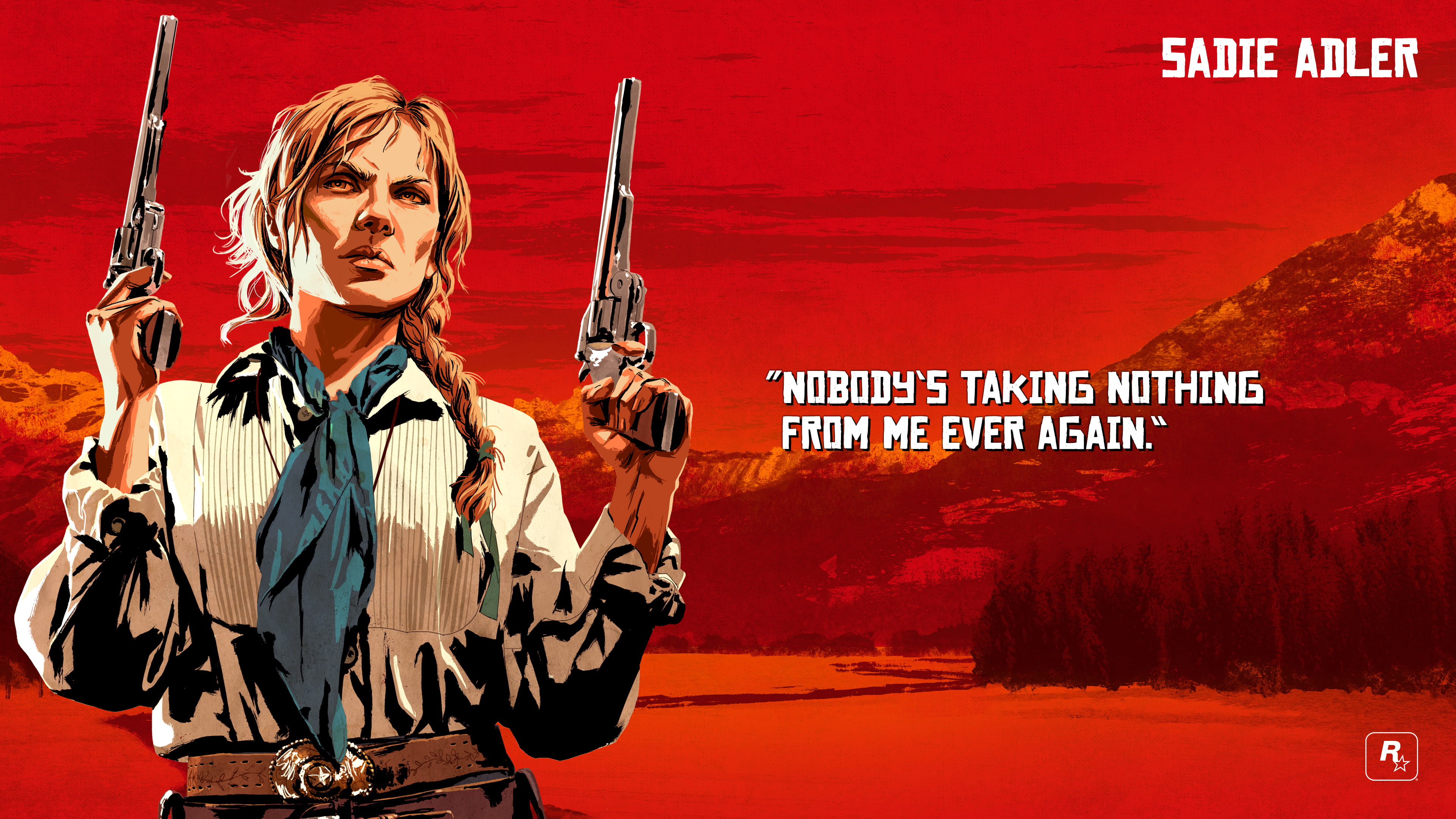 Sadie Adler, 4K, Red Dead, Red Dead Redemption 2, HD Wallpaper