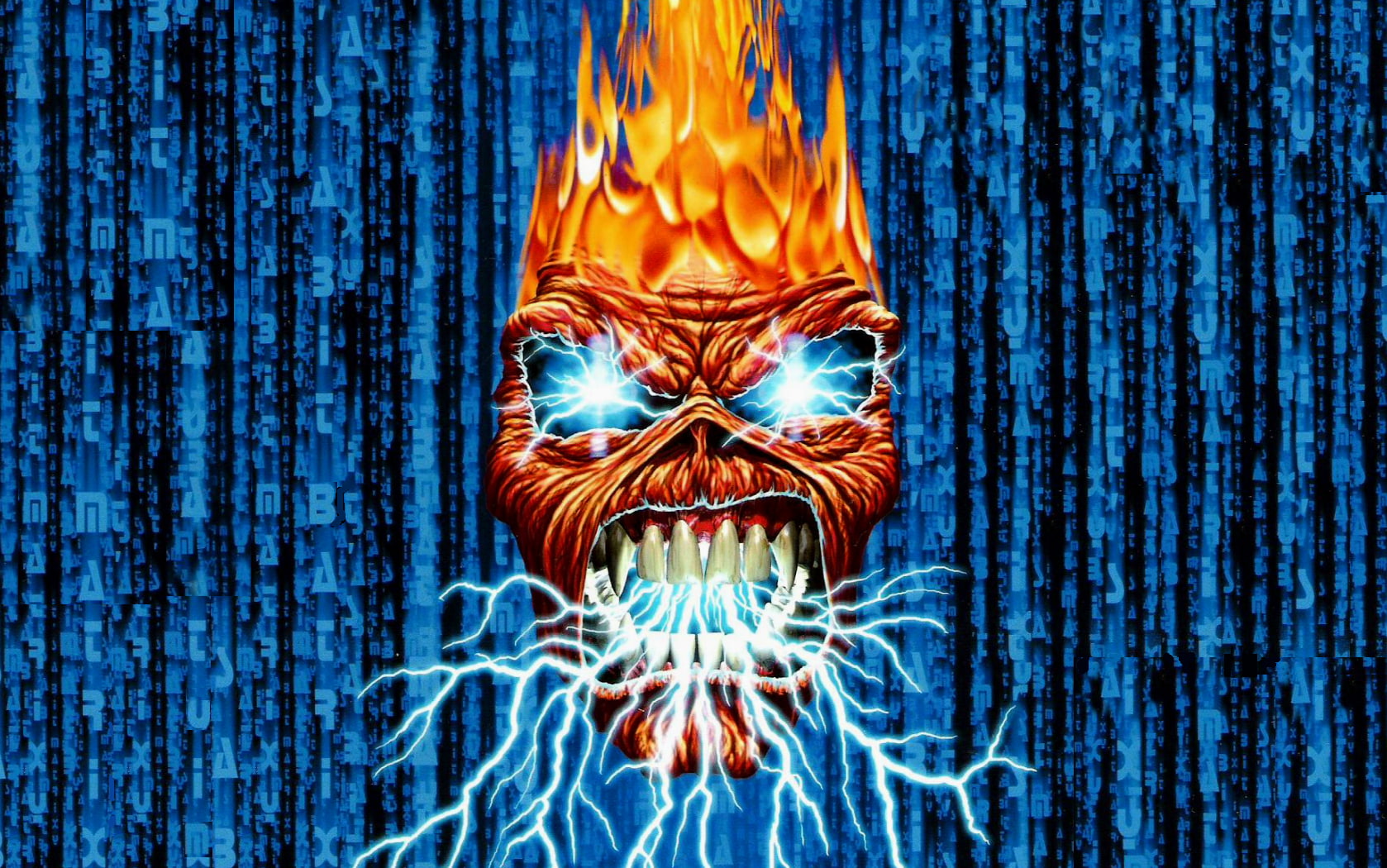 bands, album, skulls, art, entertainment, covers, iron, dark, hard, metal, heavy, rock, eddie, maiden, 720P, groups, HD Wallpaper