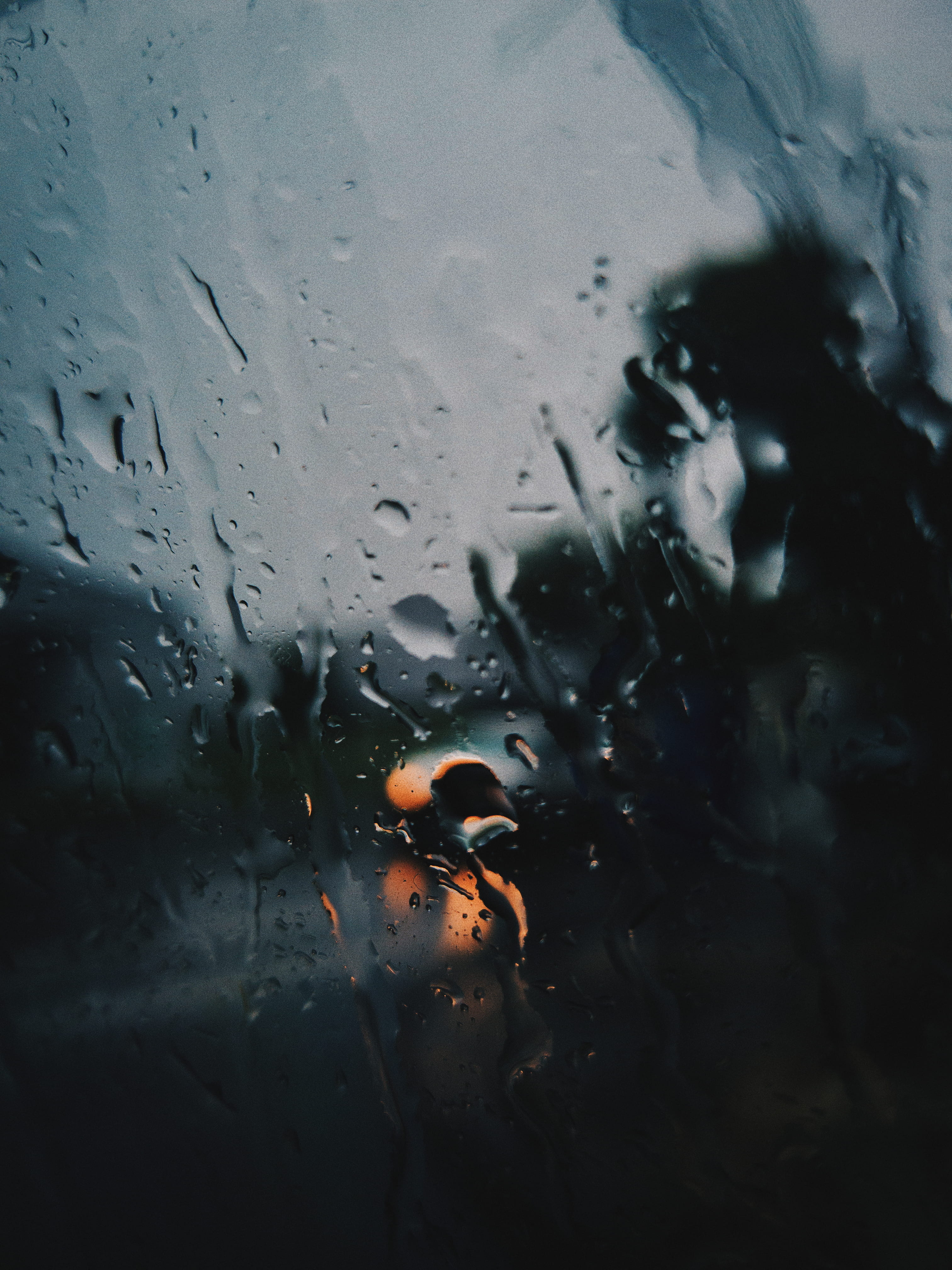 raindrop, drop, motion, shallow, moist, wet, glass - material, action, dark, close-up, full frame, moisture, transparent, backgrounds, rain, indoors, no people, Phone HD Wallpaper