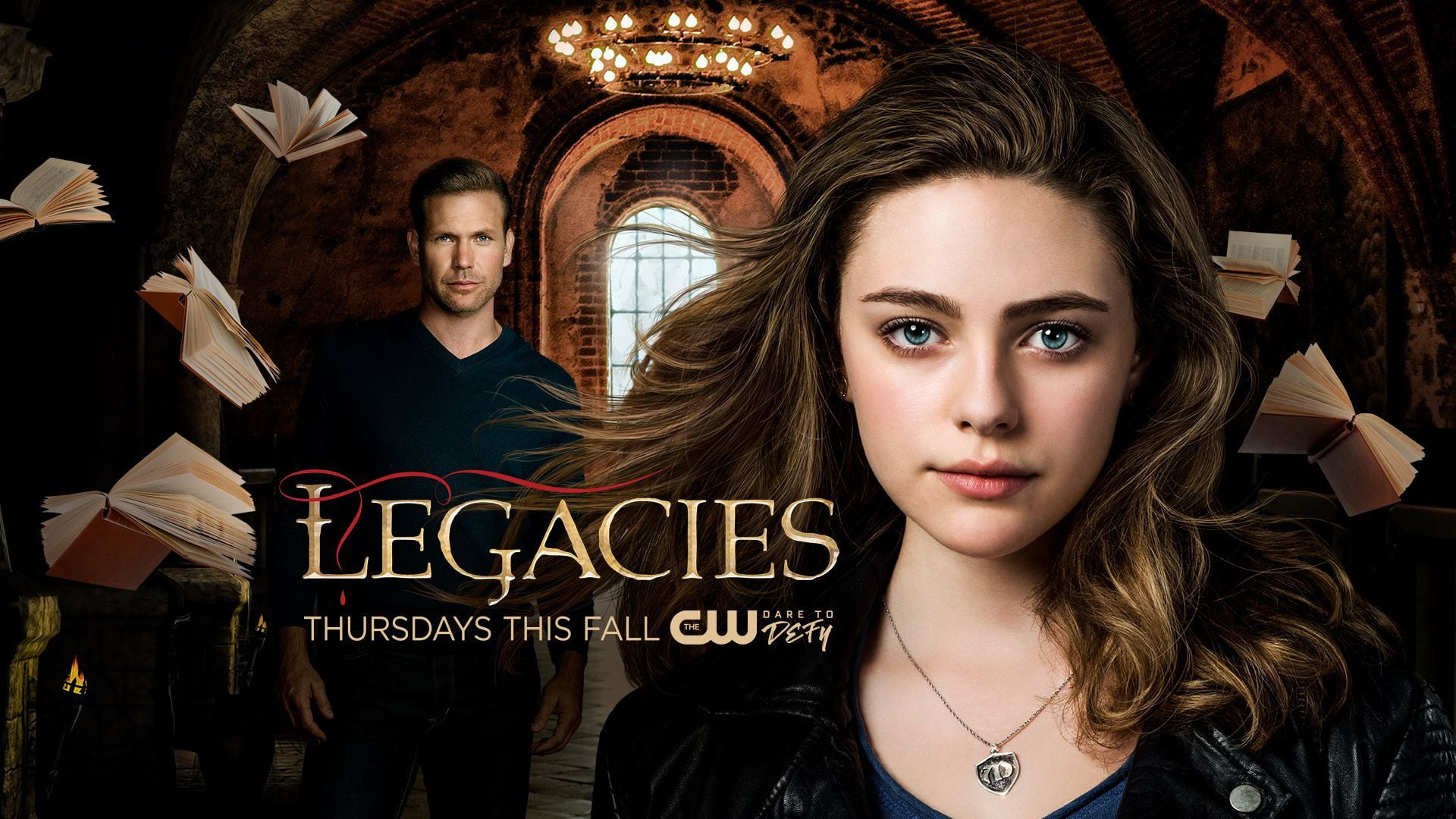 Alaric Saltzman, 1080P, Matthew Davis, witch, Legacies, The Originals, Danielle Rose Russell, Hope Mikaelson, HD Wallpaper