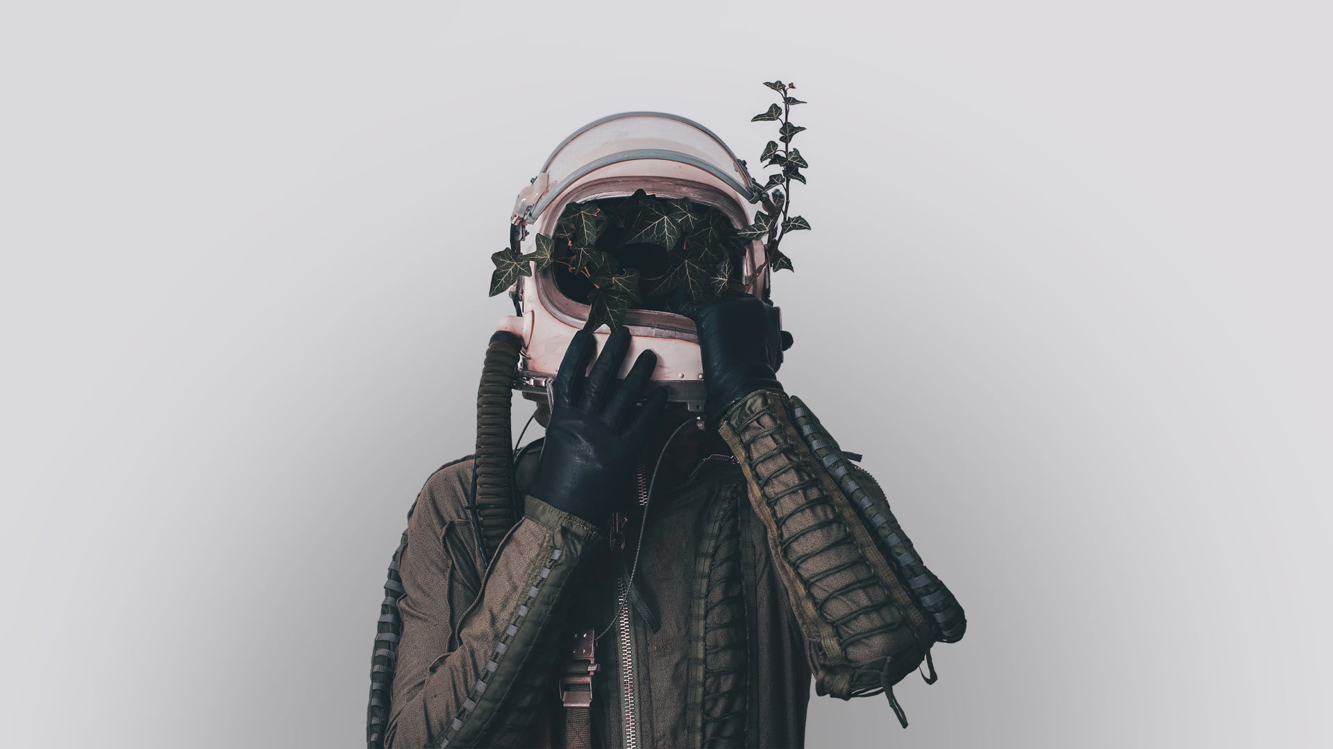 jacket, backgrounds, helmet, military, black, lifestyles, young men, winter, wearing, technology, 1080P, leaves, headshot, waist up, portrait, e, protective Mask - Workwear, HD Wallpaper
