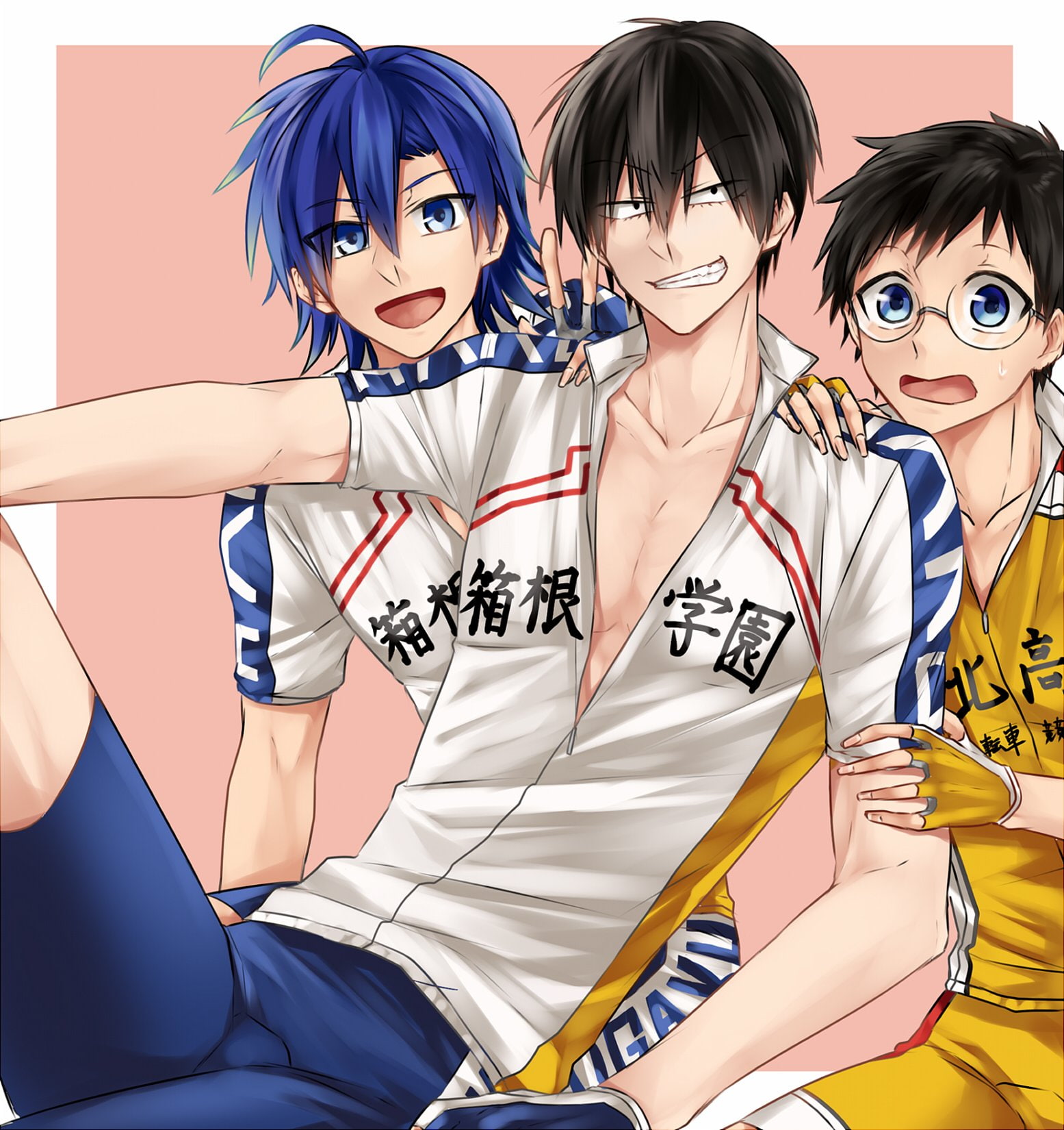 720P, onoda, manami, yowamushi, yasutomo, sangaku, sakamichi, arakita, pedal, Phone HD Wallpaper