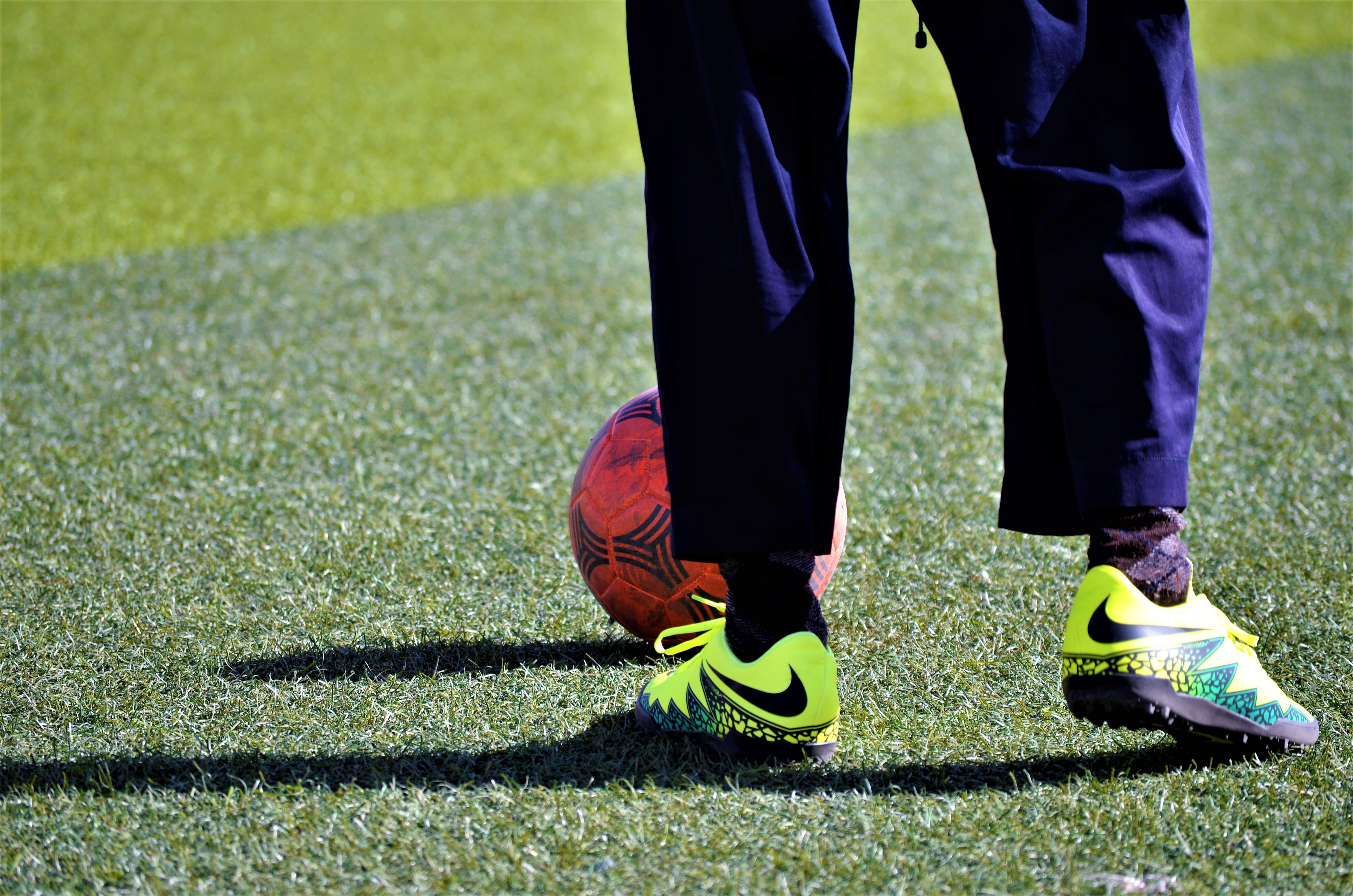 boot, trainer, people, feet, 4K, nature, shadow, field, walking, men, sneaker, road, soccer, person, clothing, indonesia, day, human body part, ball, footie, HD Wallpaper