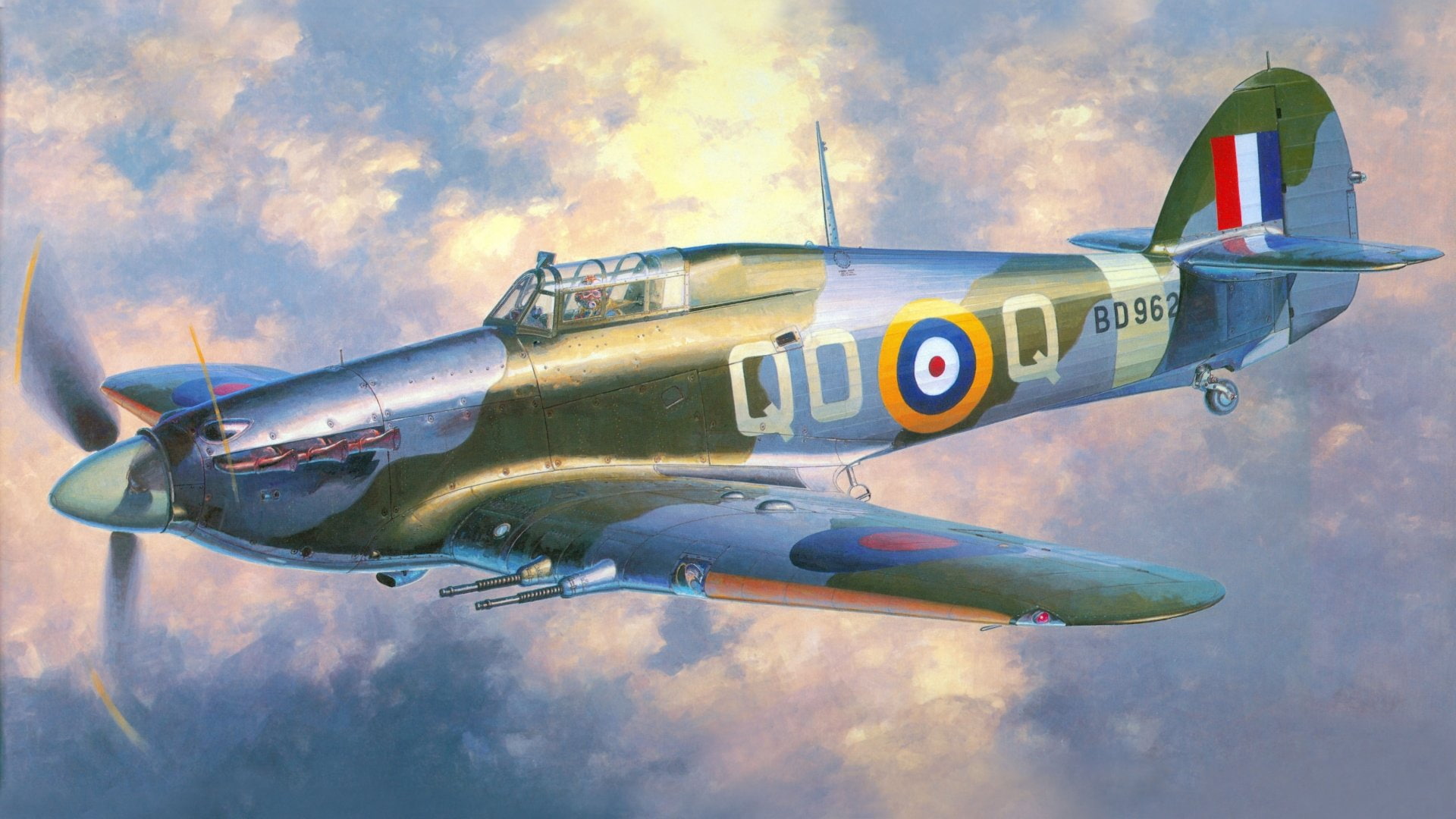 1080P, Hawker Hurricane, Military Aircrafts, HD Wallpaper