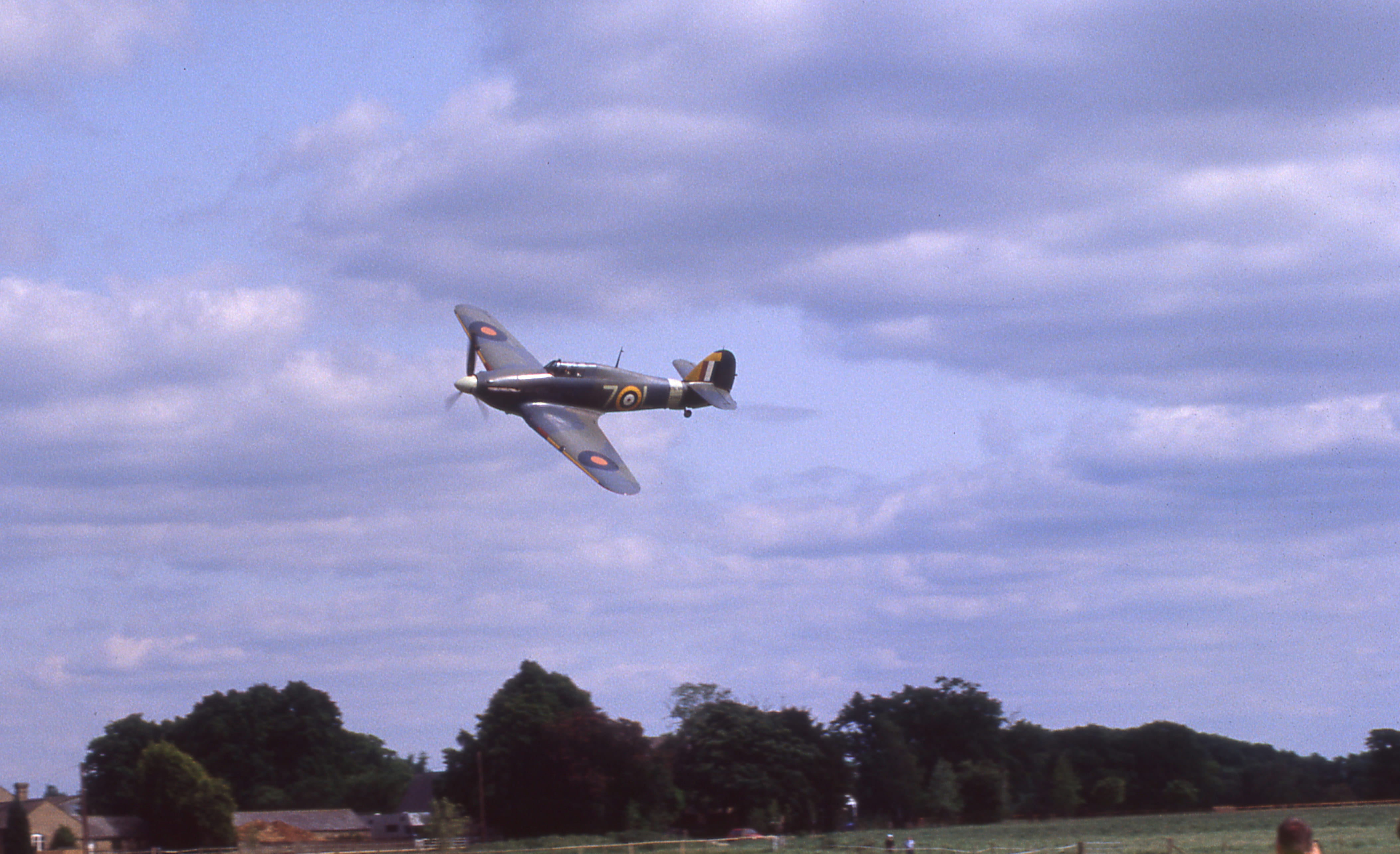 shuttleworth road, nature, plane, outdoors, airplane, hawker, shuttleworth, on the move, 4K, cloud - sky, mode of transportation, no people, hurricane, HD Wallpaper