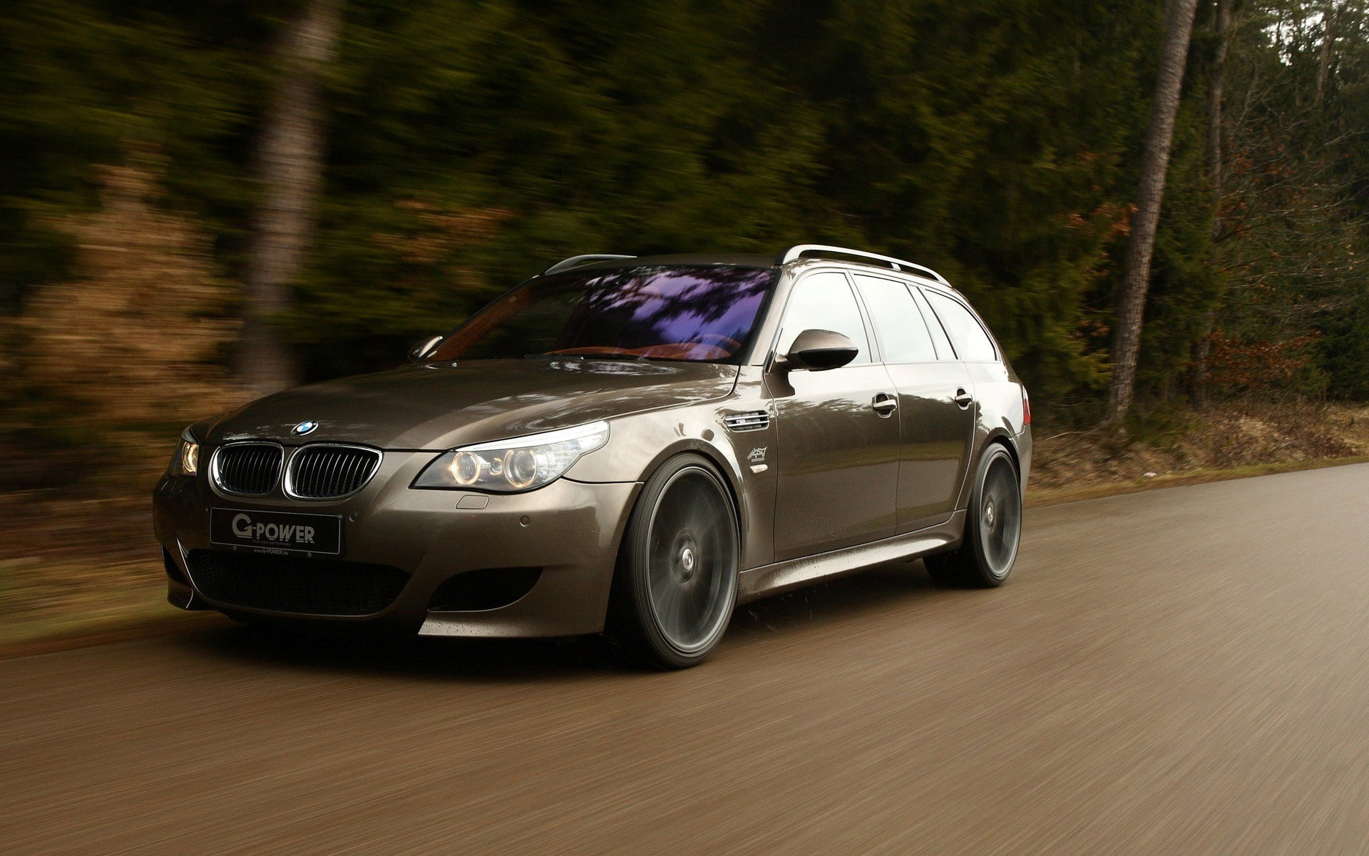 BMW, BMW M5 Hurricane RS Touring, car, land, nature, on the move, 1080P, road, racecar, no people, luxury, blurred motion, BMW M5 Touring, BMW M5, motor vehicle, HD Wallpaper