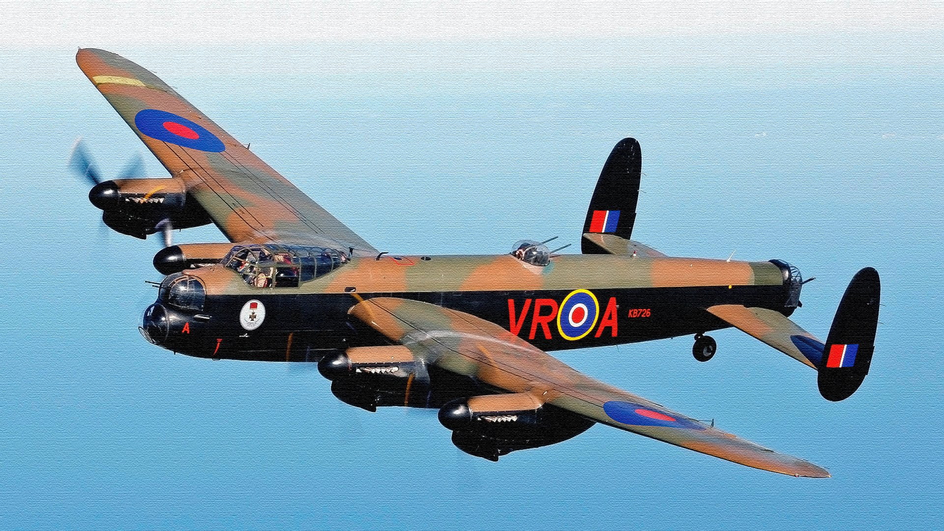 1080P, Avro Lancaster, Bombers, Artistic, Airplane, HD Wallpaper