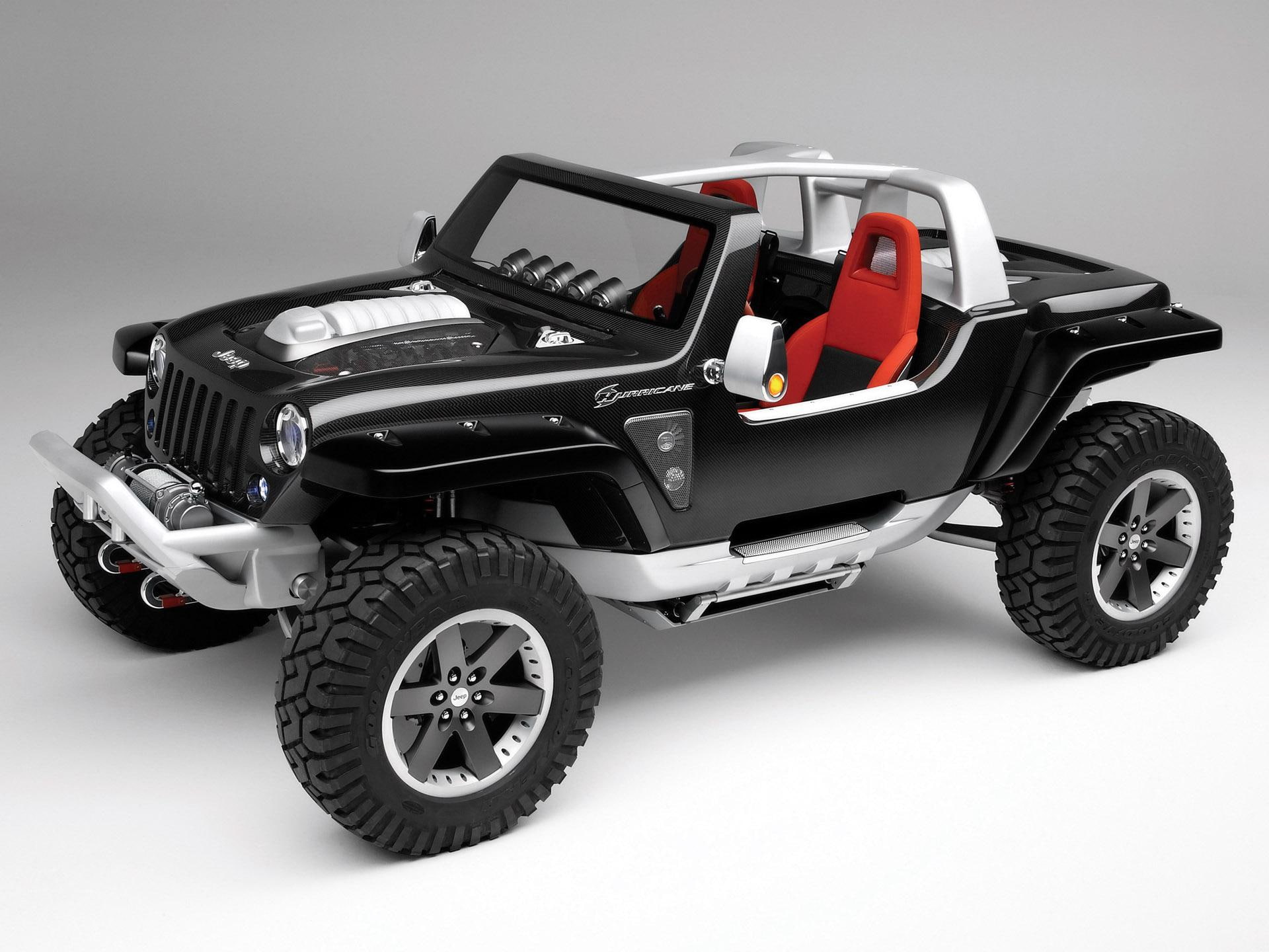 cars, toy, black, ride, 1080P, offroad, wrangler, jeep, hurricane, concept, HD Wallpaper