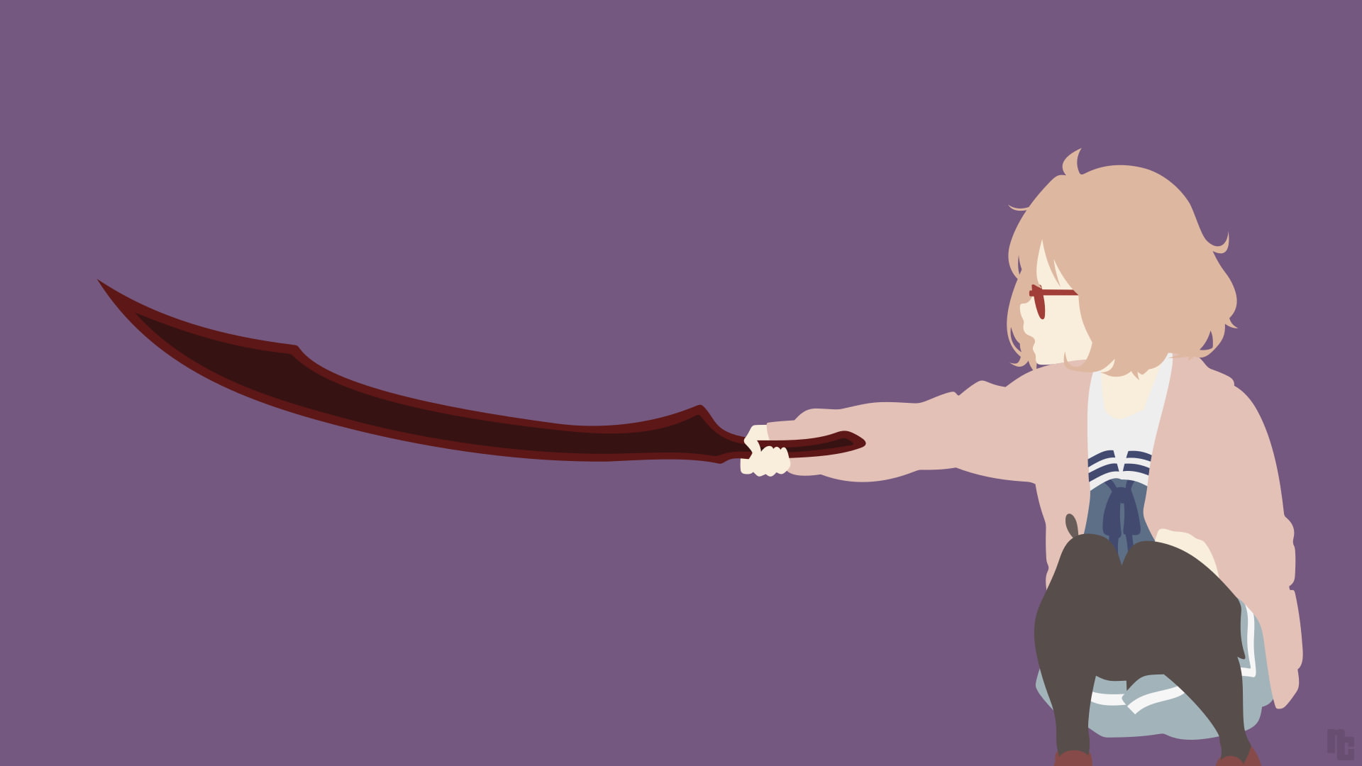 1080P, Anime, Mirai Kuriyama, Beyond the Boundary, HD Wallpaper