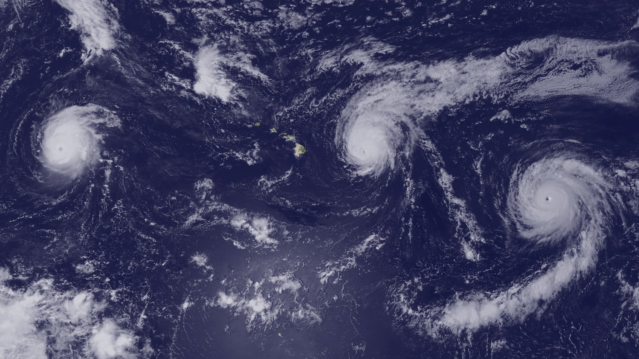 three, power in nature, nature, astronomy, hurricanes, jimena, atmosphere, photography, 2015, pacific ocean, satellite view, meteorology, international space station, HD Wallpaper