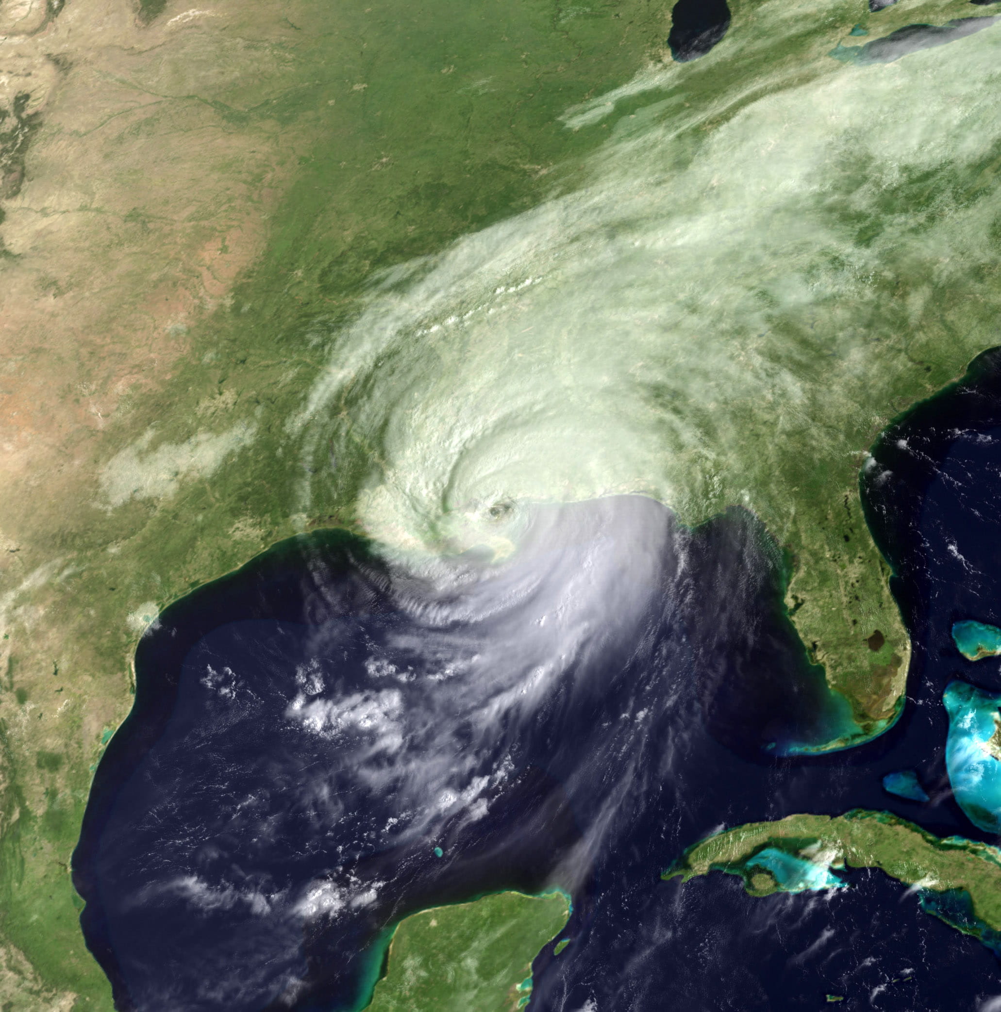 public domain, satellite images, scenics - nature, storm, land, Hurricane Katrina, image, waterfall, satellite view, new, satellite, non-urban scene, outdoors, Phone HD Wallpaper