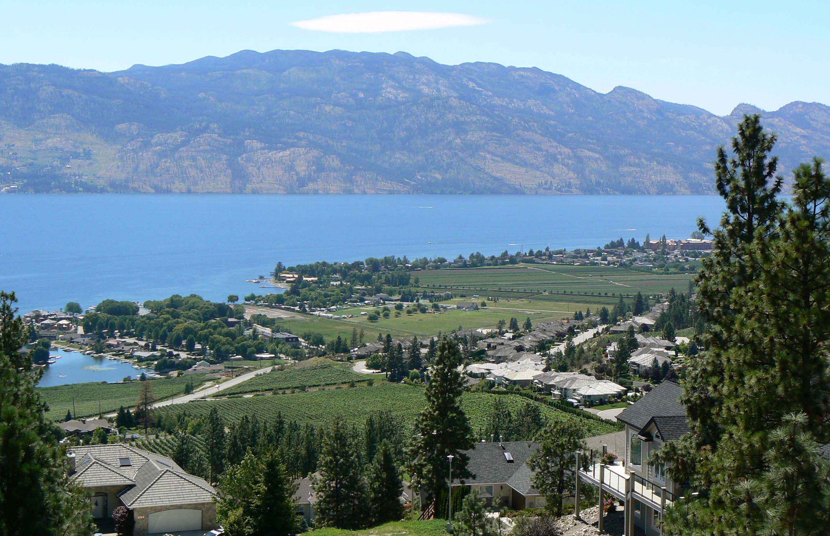 mount, public domain, mountain range, kelowna, no people, summer, Landscape, agriculture, West Kelowna, hill, Canada, high angle view, photos, bay, mountain, HD Wallpaper