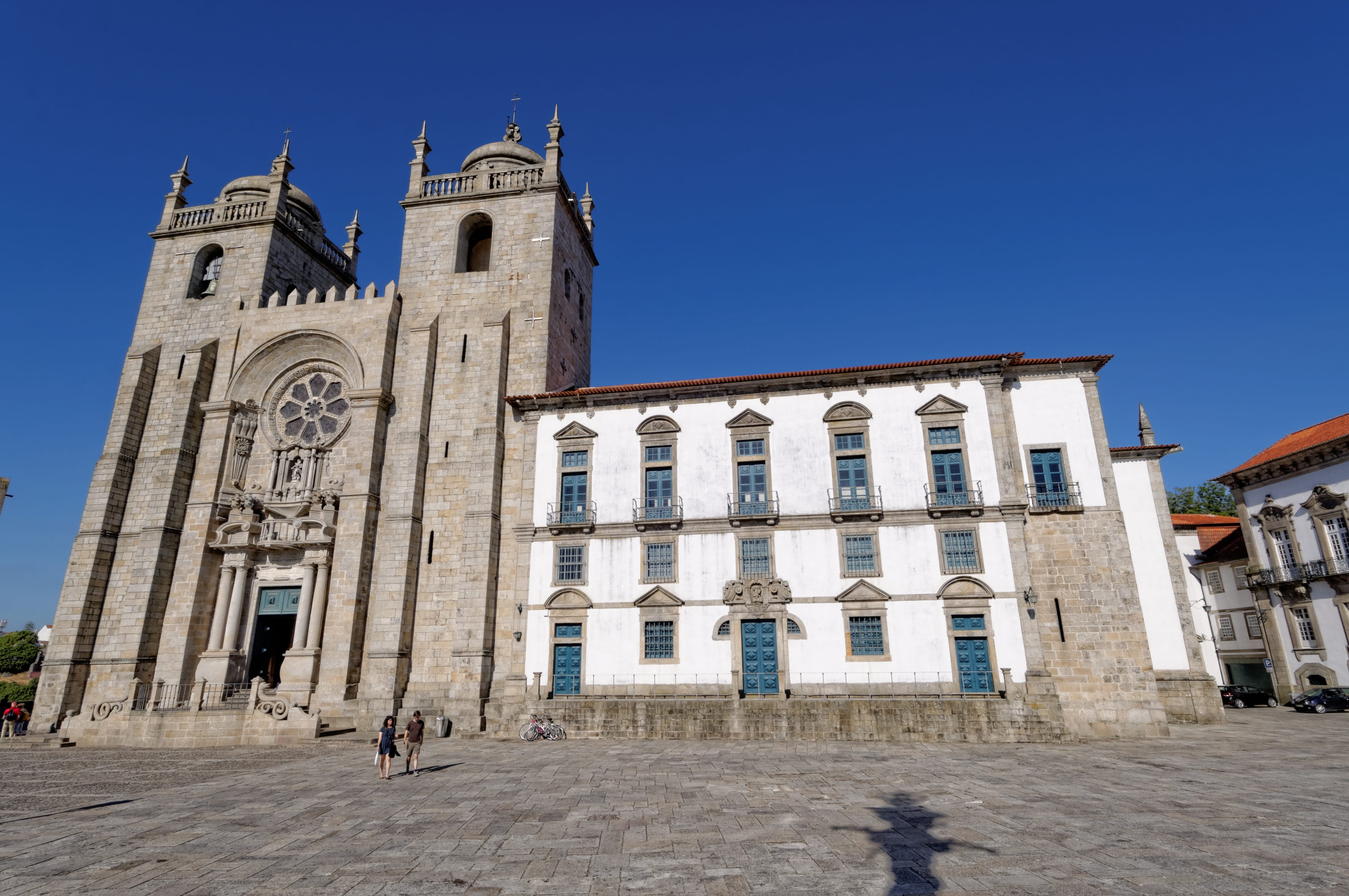 holiday, porto, douro, belief, building, spirituality, church, clear sky, blue, outdoors, facade, city, travel destinations, sky, the past, history, old town, HD Wallpaper