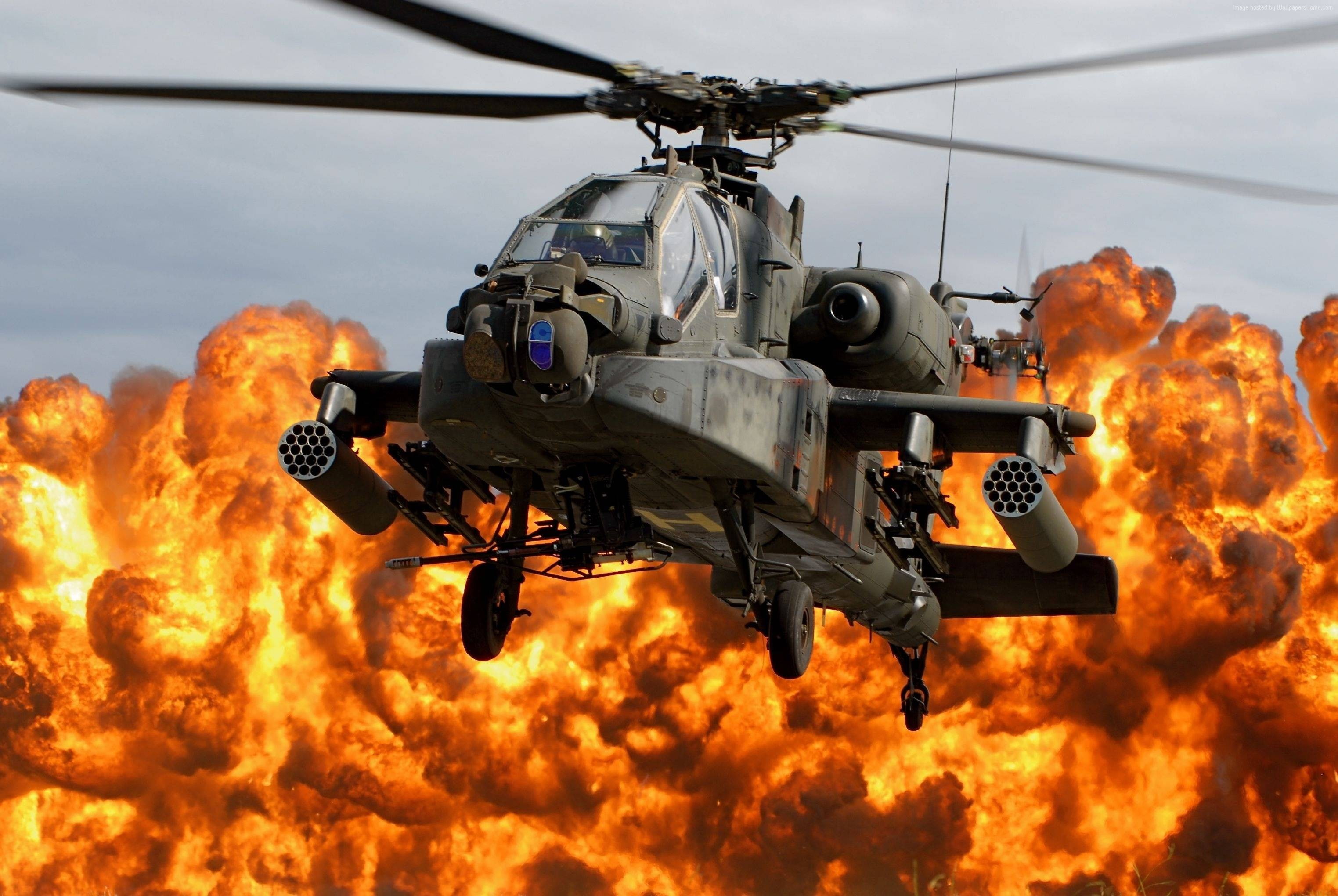 US Army, U.S. Air Force, 2K, attack helicopter, Apache AH-64, HD Wallpaper