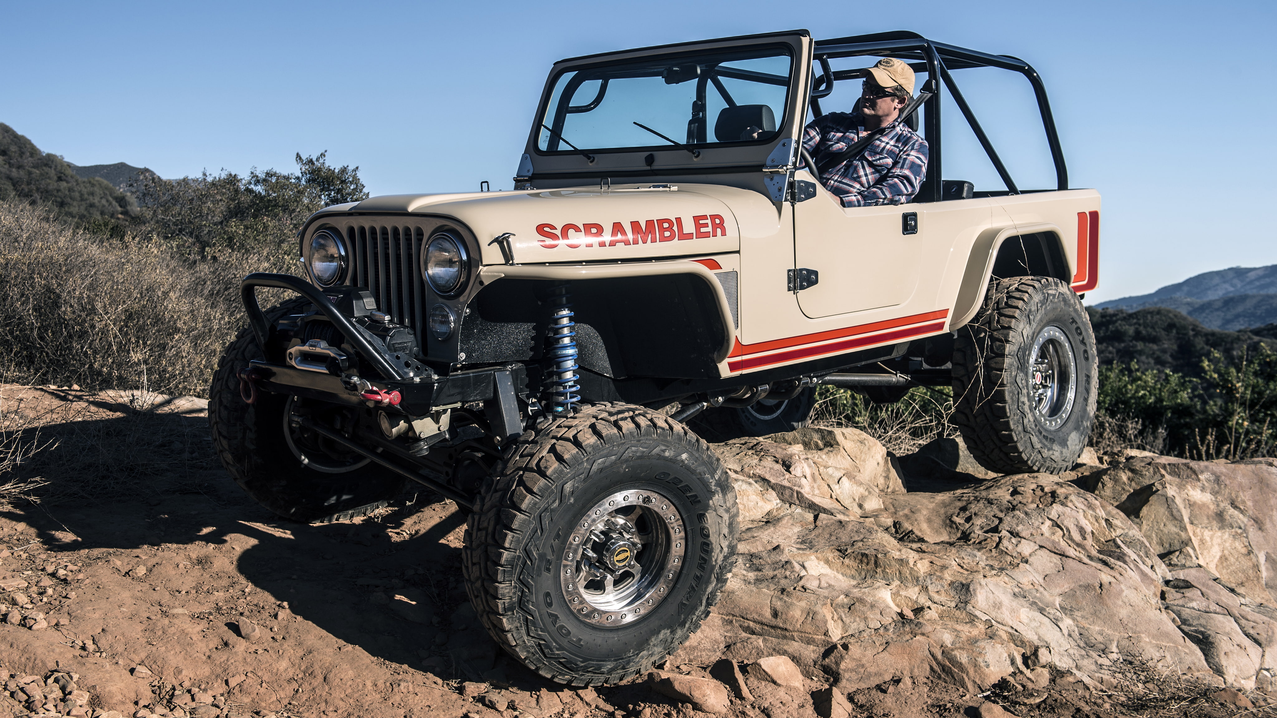 4K, Scrambler, SUV, CJ-8, Jeep, HD Wallpaper