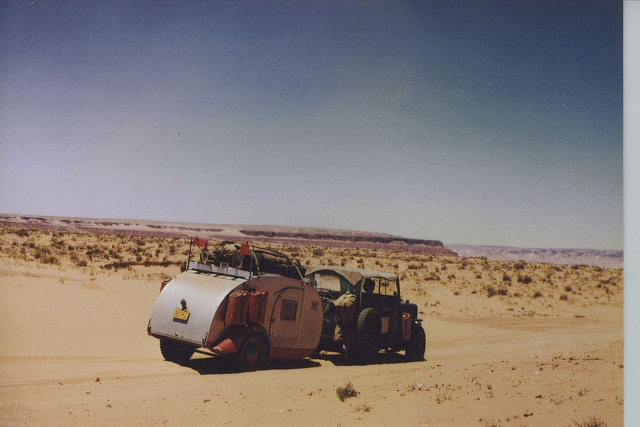 1953, 1080P, willys, 4x4, custom, camper, truck, retro, jeep, offroad, motorhome, cj-3b, HD Wallpaper