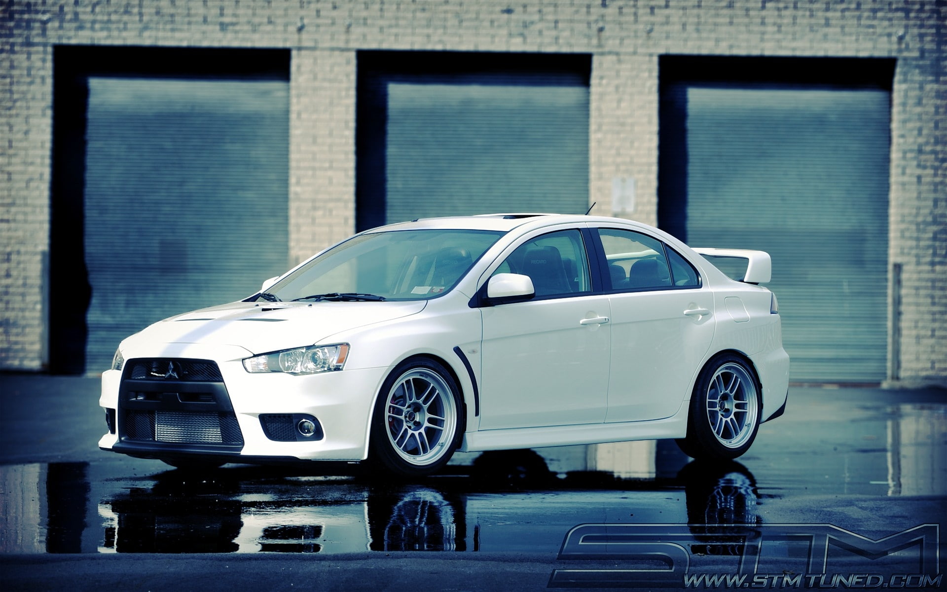 dof, art, fields, cars, field, evolution, hd, tuning, nature, depth, lancer, 1080P, mitsubishi, x, HD Wallpaper