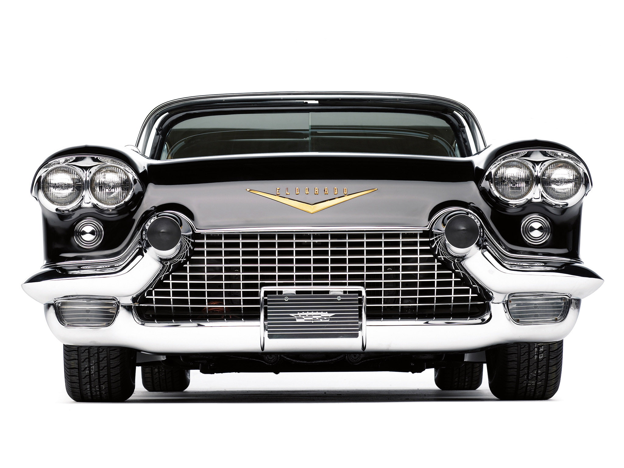 cadillac, brougham, retro, towncar, eldorado, 1080P, 1956, HD Wallpaper