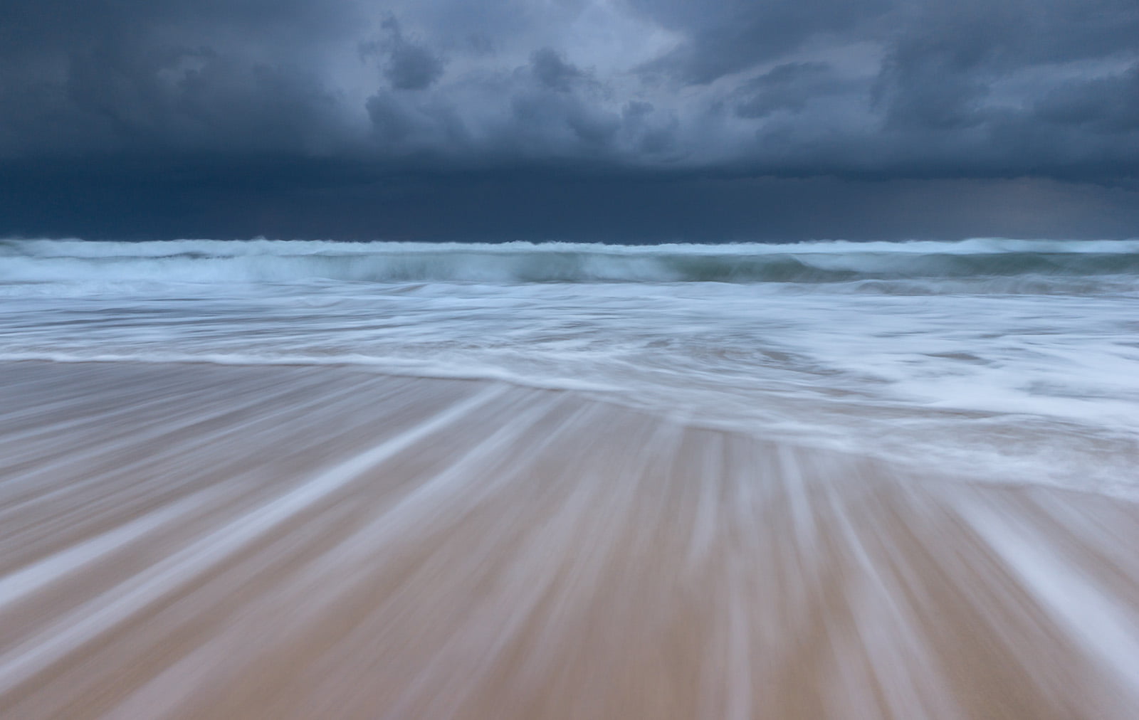 beach, sea, Wales, blue, landscape, drama, sands, bad weather, cloud, sky, coastline, surf, whistling, waves, Llyn Peninsula, ocean waves, seascape, water, HD Wallpaper