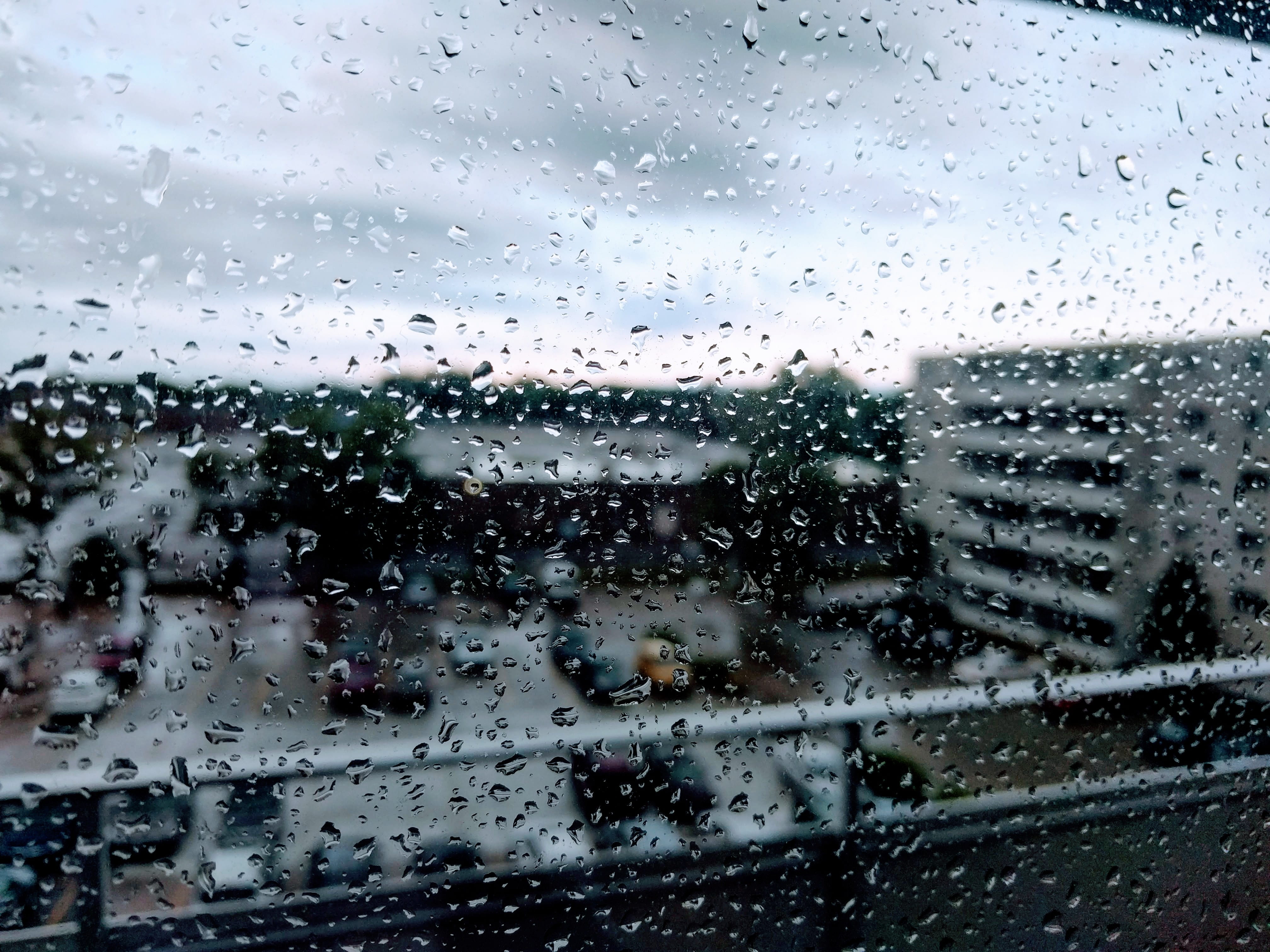 land vehicle, water, city, rain, window, nature, road trip, indoors, glass - material, rainy season, soil, transparent, united states, wet, droplets, no people, HD Wallpaper