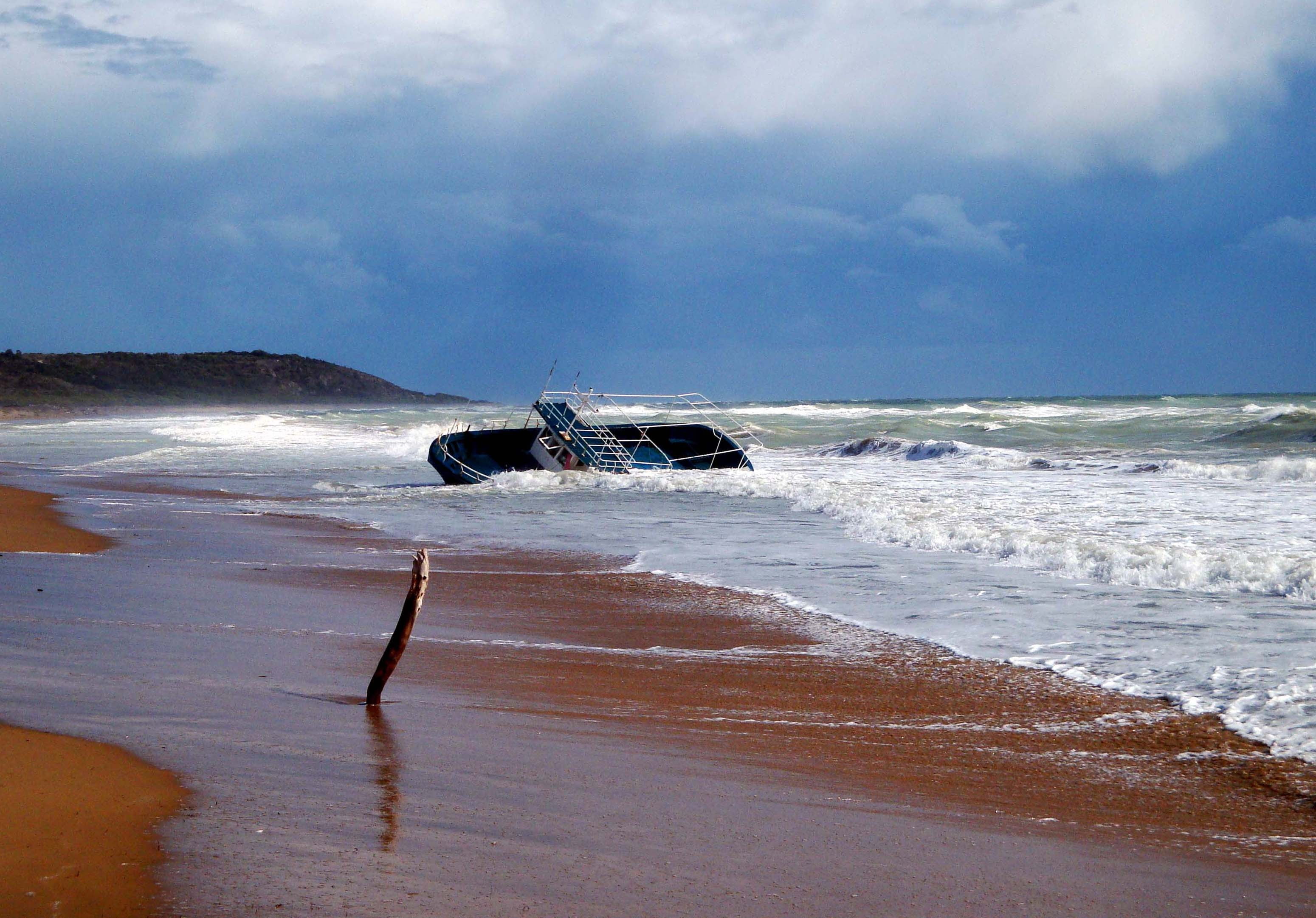 water level, environment, cloud - sky, sand, sicily, high water, fail, blue, sky, setting, motion, forward, longing, flooded, transportation, power, death, HD Wallpaper