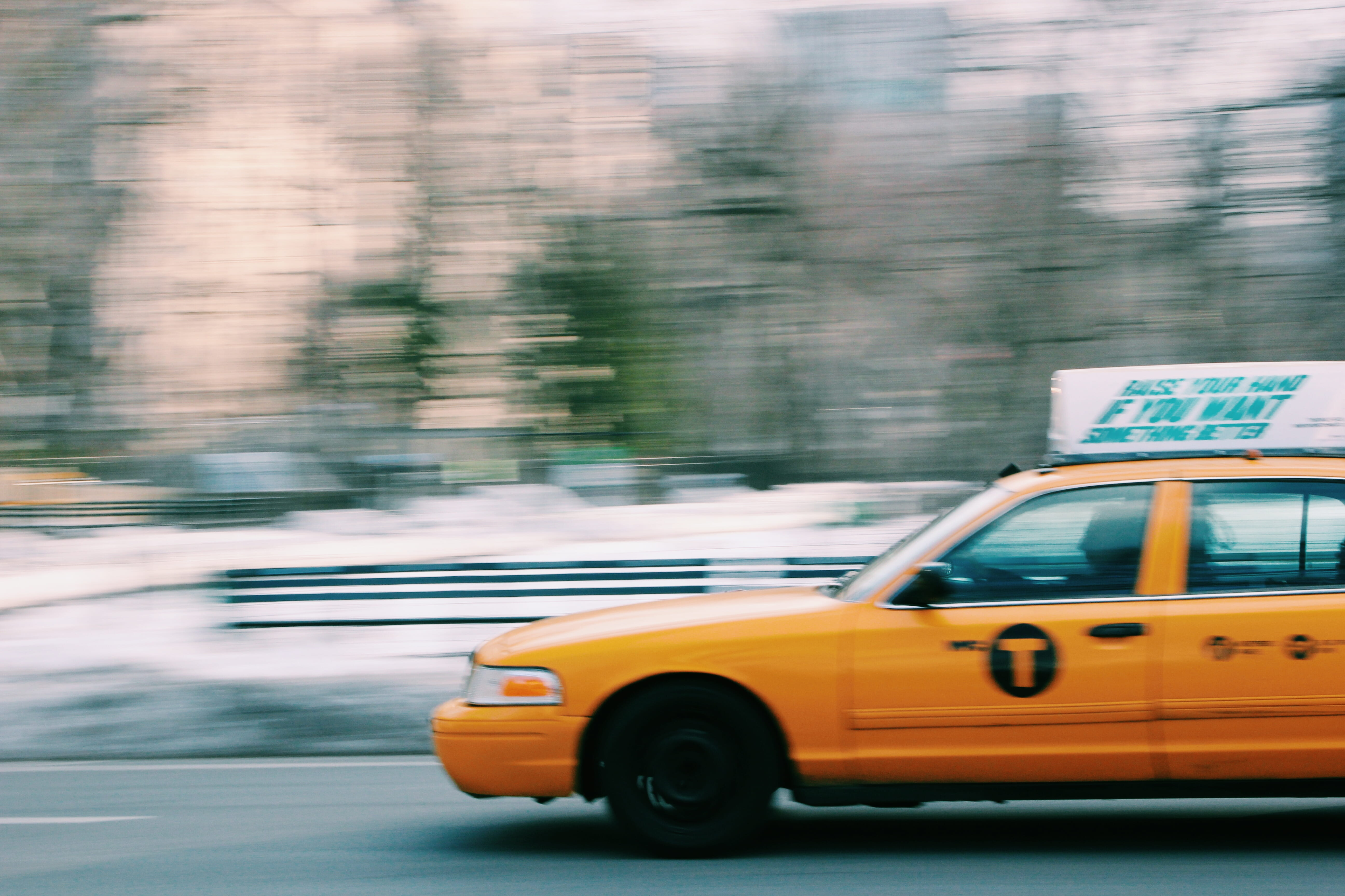day, road, new York City, architecture, manhattan - New York City, public Transportation, yellow Taxi, yellow, taxi, on the move, motor vehicle, time, mode of Transport, HD Wallpaper