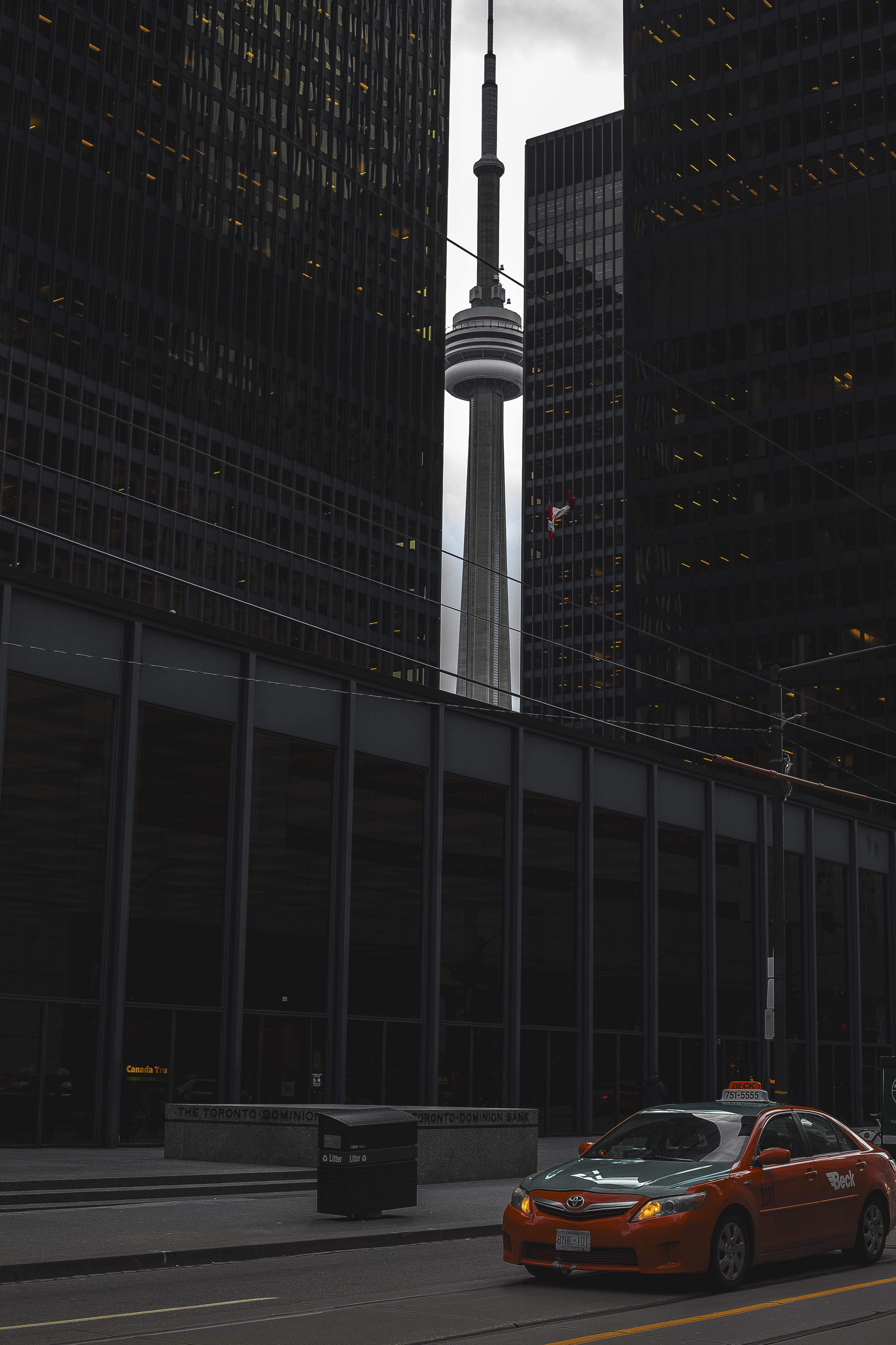 new York City, city Life, transportation, black, manhattan - New York City, buildings, photography, office building exterior, space needle, tall - high, Phone HD Wallpaper