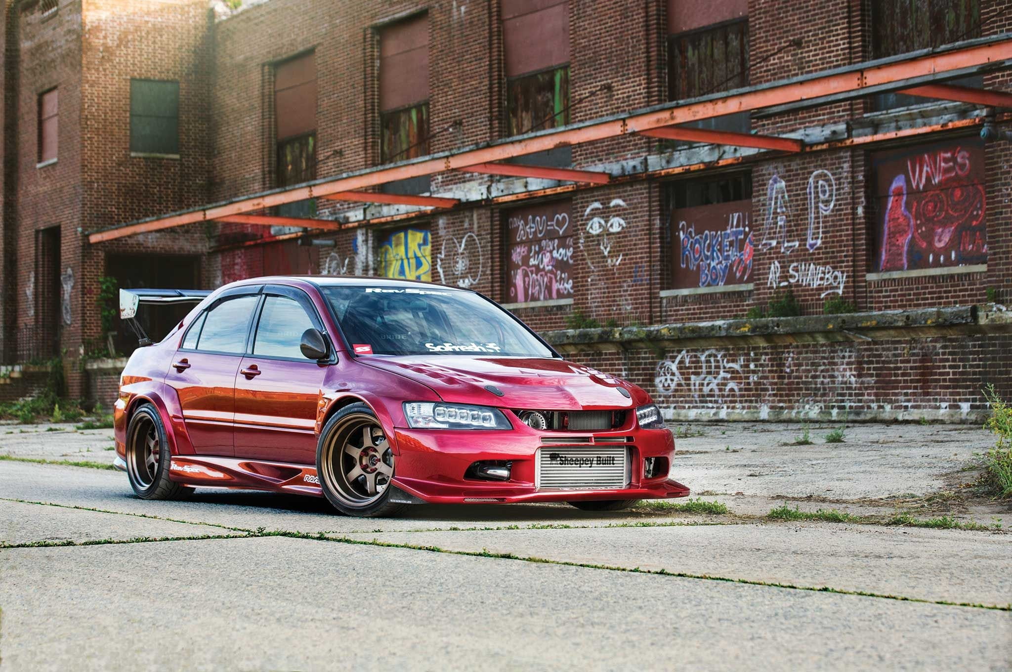 1080P, voltex, cars, modified, mitsubishi, evolution, 2004, lancer, HD Wallpaper