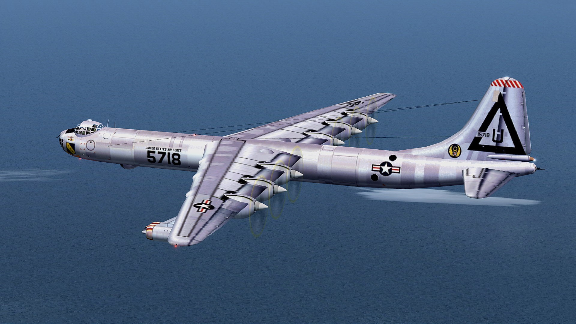 peacemaker, flight, bomber, force, artwork, simulator, air, 1080P, b 36, states, 2004, united, HD Wallpaper