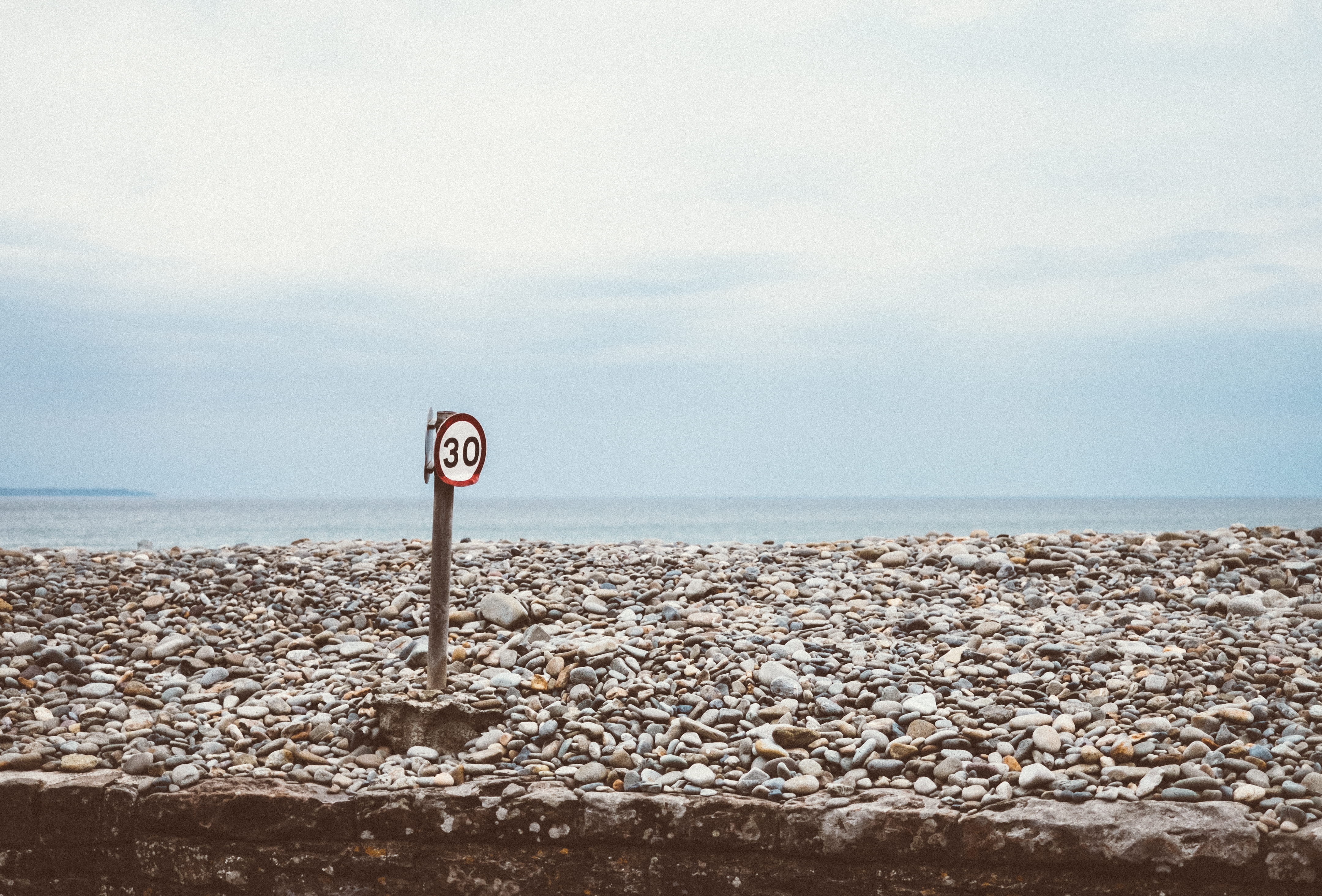 sea, breakwater, nature, cloudy, scenics - nature, seawall, day, 30, cloud - sky, warning, stone - object, rules, rock, boating, sign, rocks, tranquility, HD Wallpaper