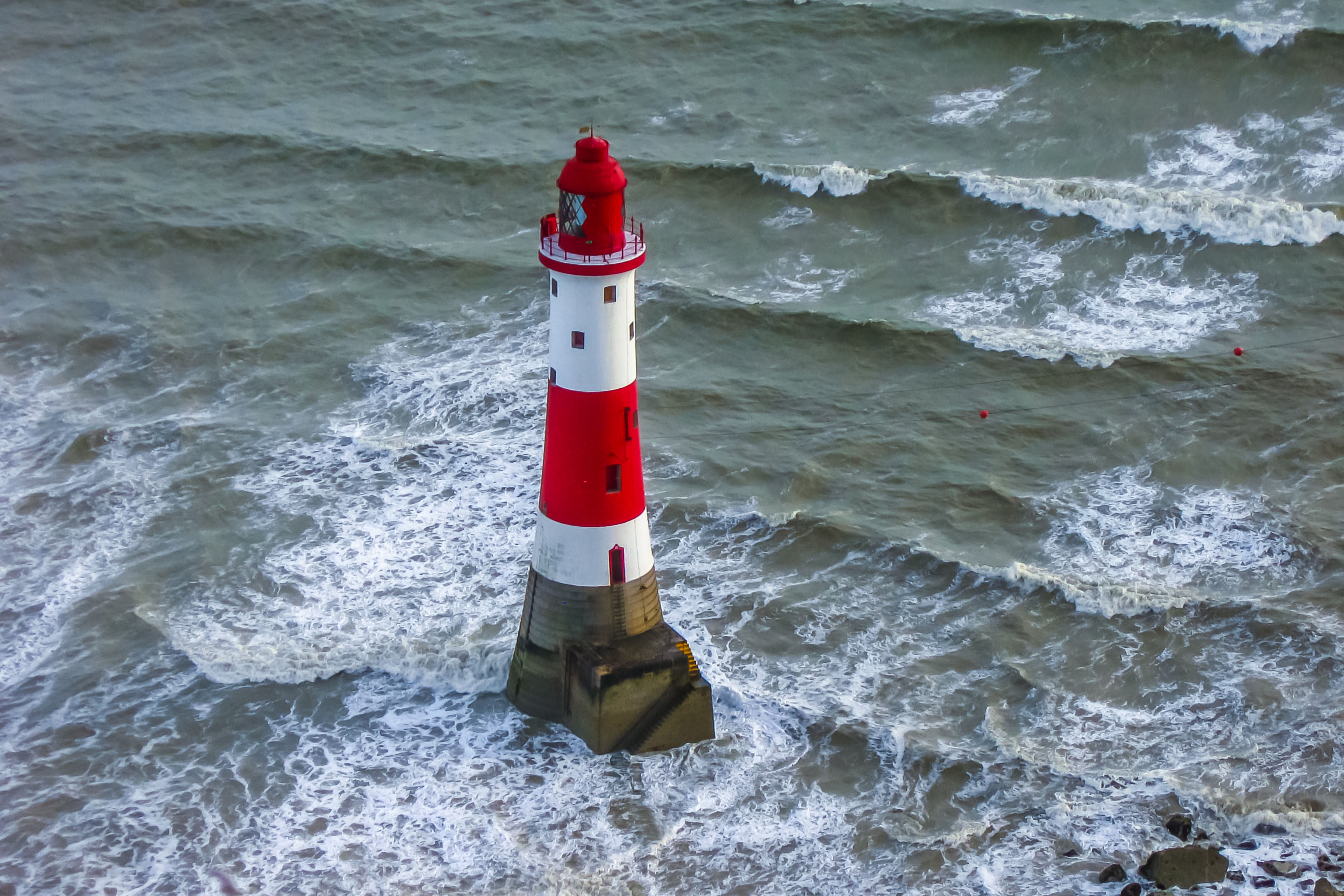 safety, guidance, security, white, no people, red, sea, outdoors, warning Sign, direction, danger, nature, ocean, 5K, motion, wave, united states of america, HD Wallpaper